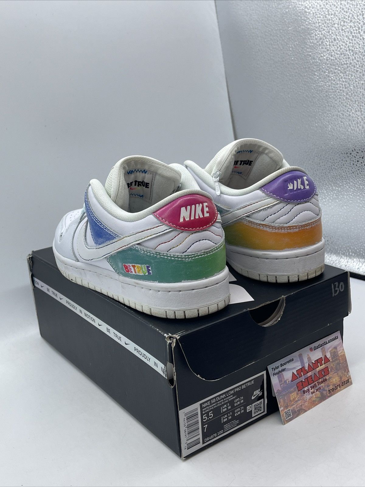 Nike Dunk low be true Size US 5.5 / EU 38 - 4 Thumbnail