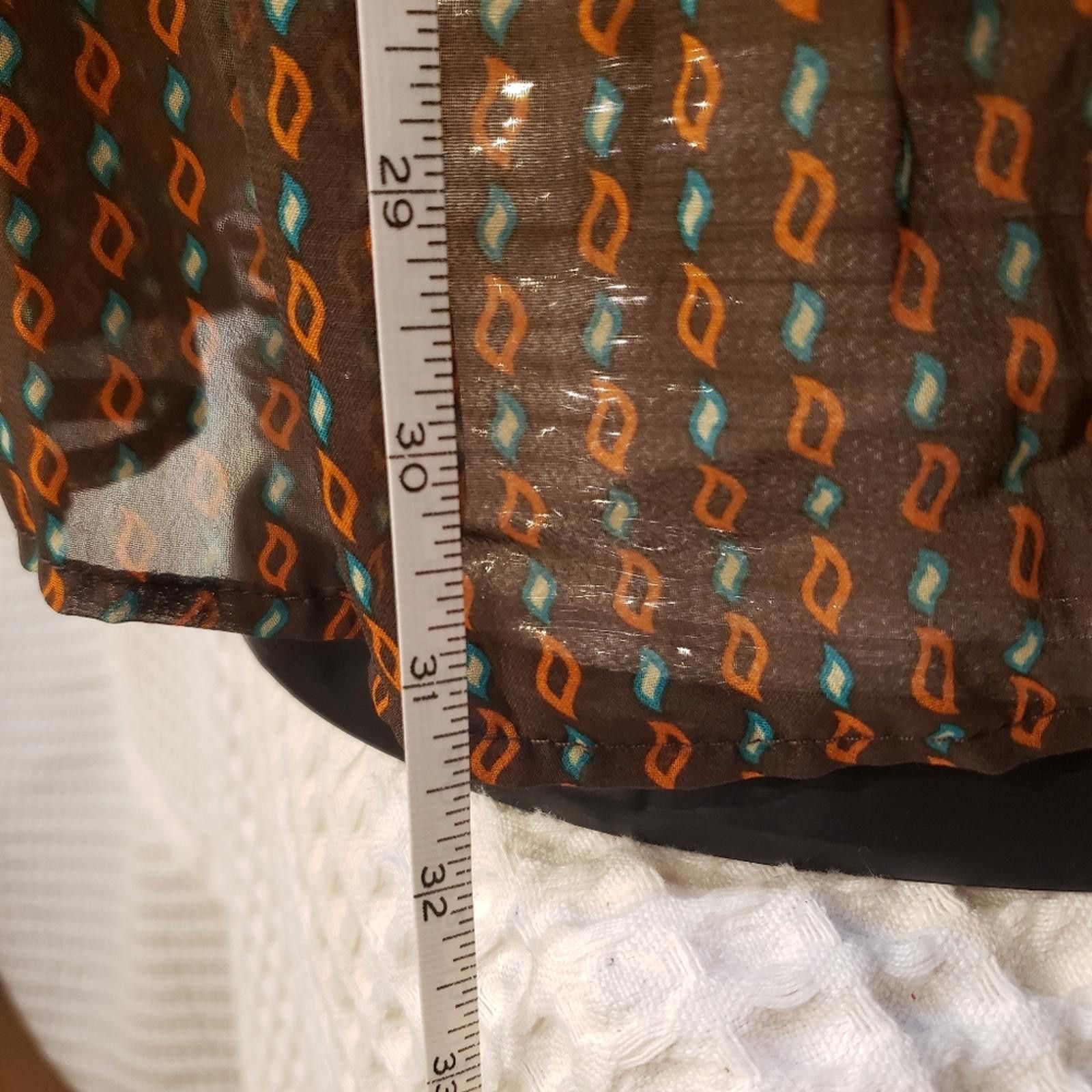 Other Xhilaration tunic / Brown and multi-colored print. Size L / US 10 / IT 46 - 5 Thumbnail
