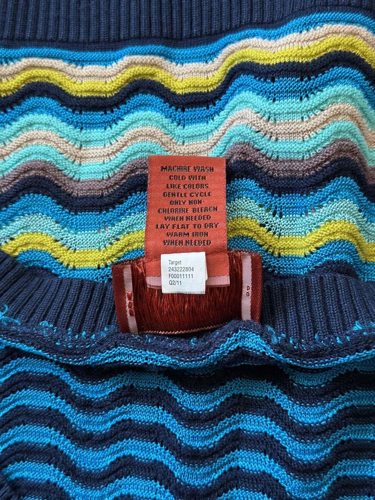 Designer × Missoni × Vintage Missoni 2000s vintage coloured striped sweater Size S / US 4 / IT 40 - 5 Thumbnail