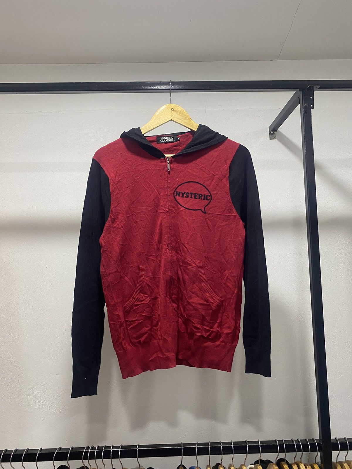 Hysteric Glamour Hysteric Glamour Knit Zipper Hoodie Punk Lgb Size US M / EU 48-50 / 2 - 5 Thumbnail
