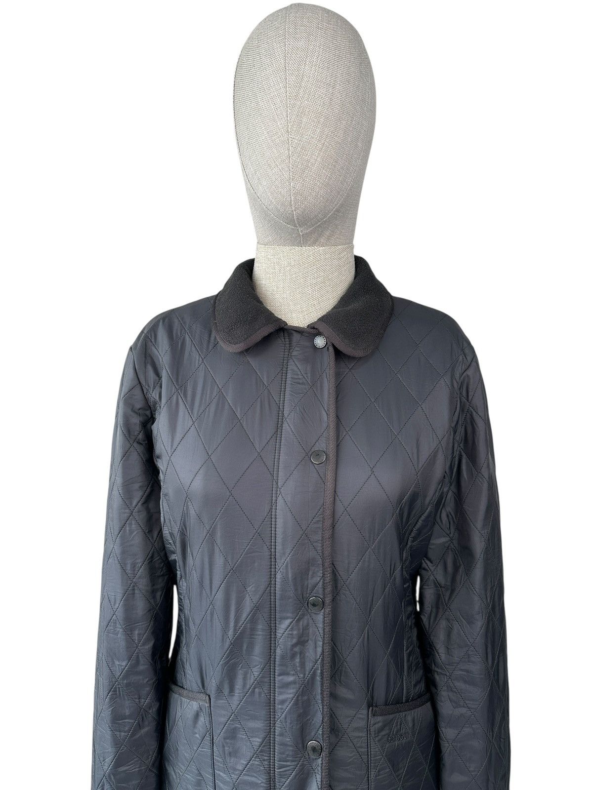 Barbour Ladies BARBOUR Polarquilt Black Quilted Jacket UK 12 / US 8 Size M / US 6-8 / IT 42-44 - 10 Thumbnail