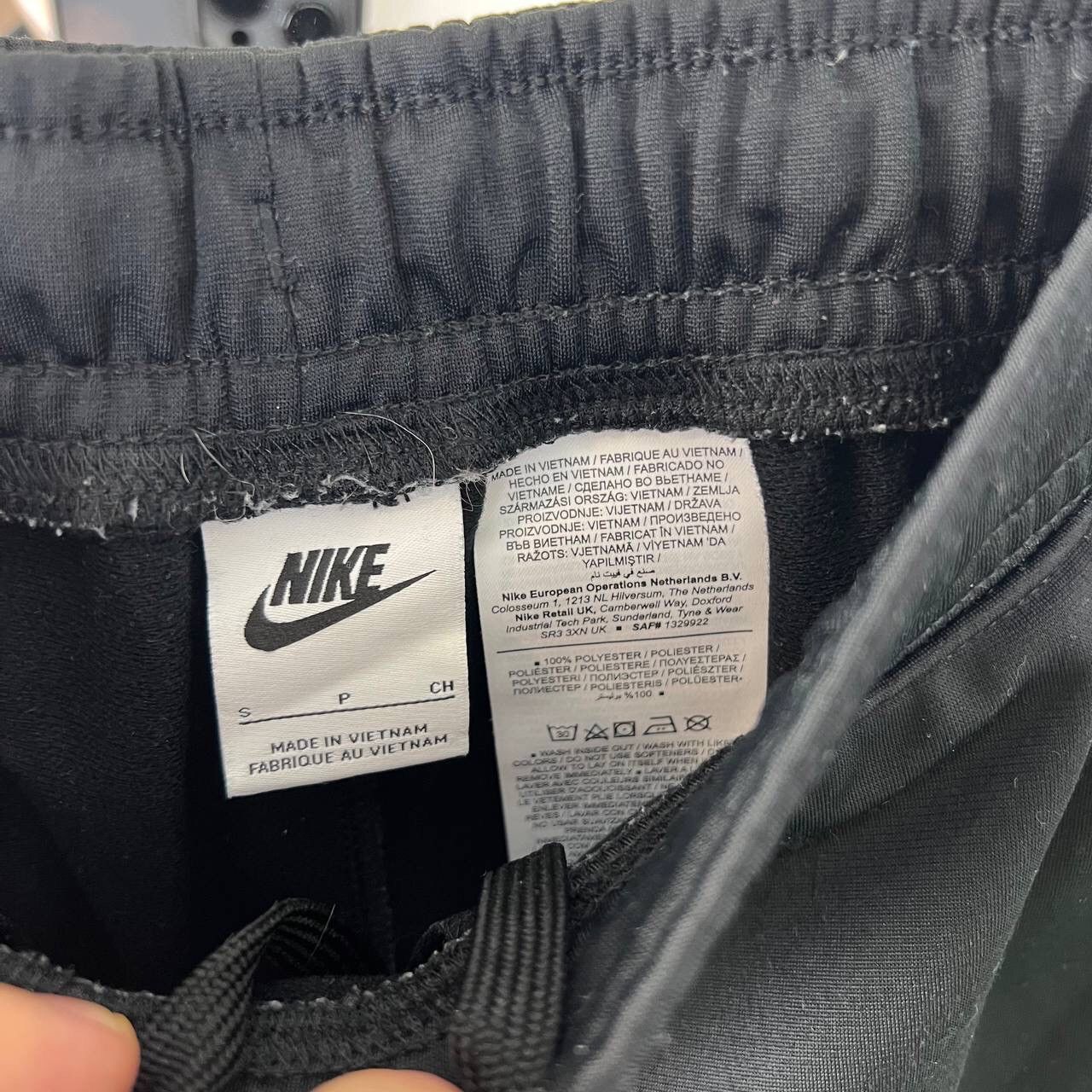 Nike Sweatpants Nike Black Mini Swoosh Y2K Style Size US 30 / EU 46 - 7 Thumbnail