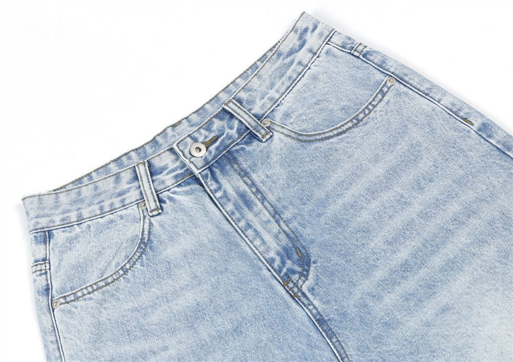 Japanese Brand × Jean Washed gradient straight loose jeans Size US 32 / EU 48 - 5 Thumbnail