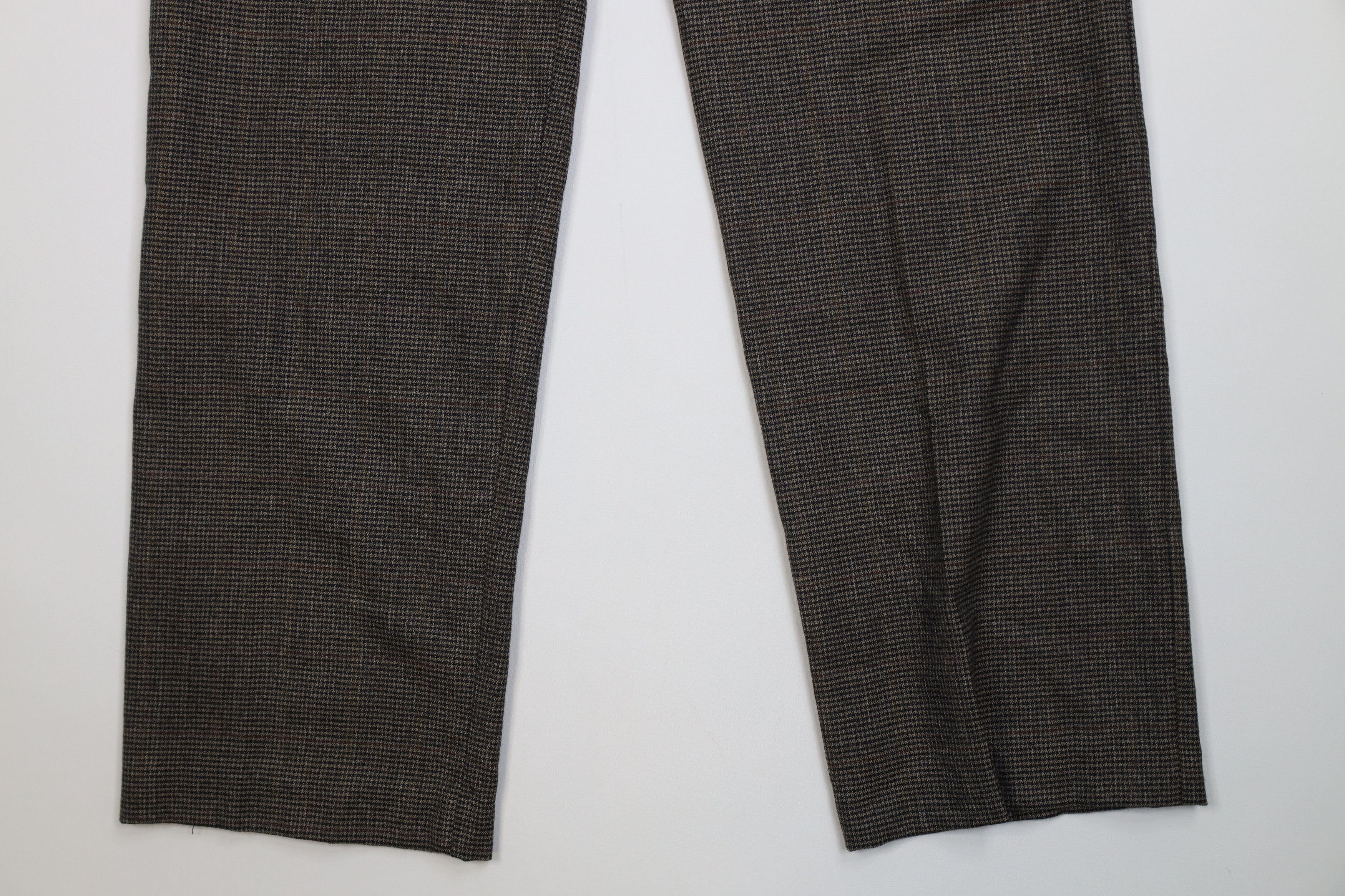 Vintage Vintage 70s Streetwear Wide Leg Chino Pants Houndstooth USA Size US 34 / EU 50 - 14 Thumbnail