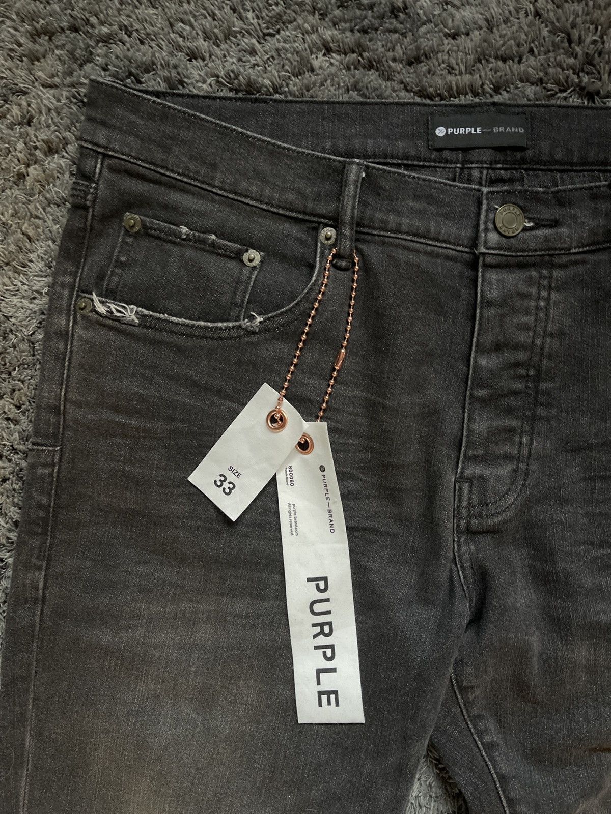 Purple Brand Jeans Black Size 33
