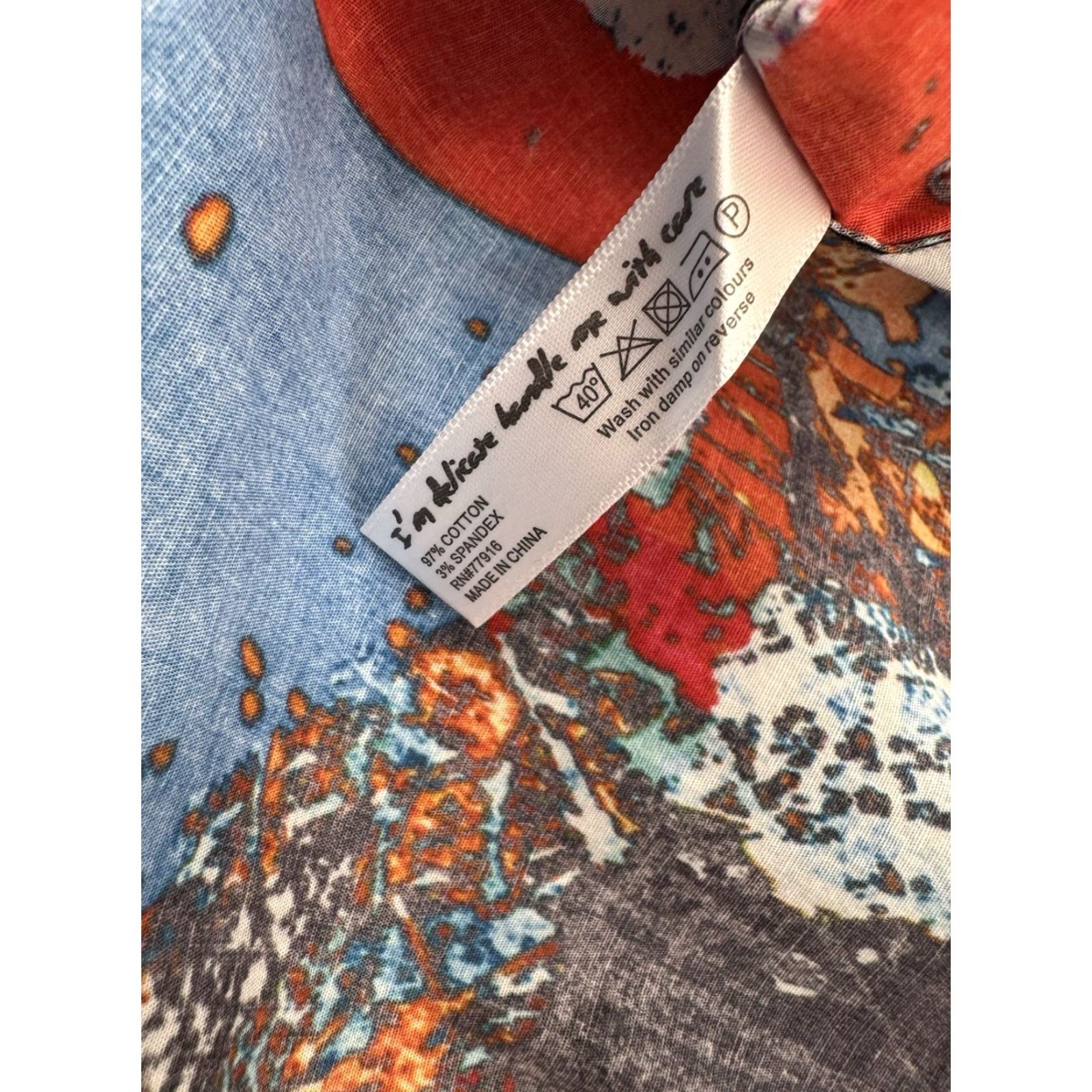 Other One Like No Other Colorful L Shirt Mens Long Sleeve Button-Up Multicolor 90s J4 Size US L / EU 52-54 / 3 - 5 Thumbnail