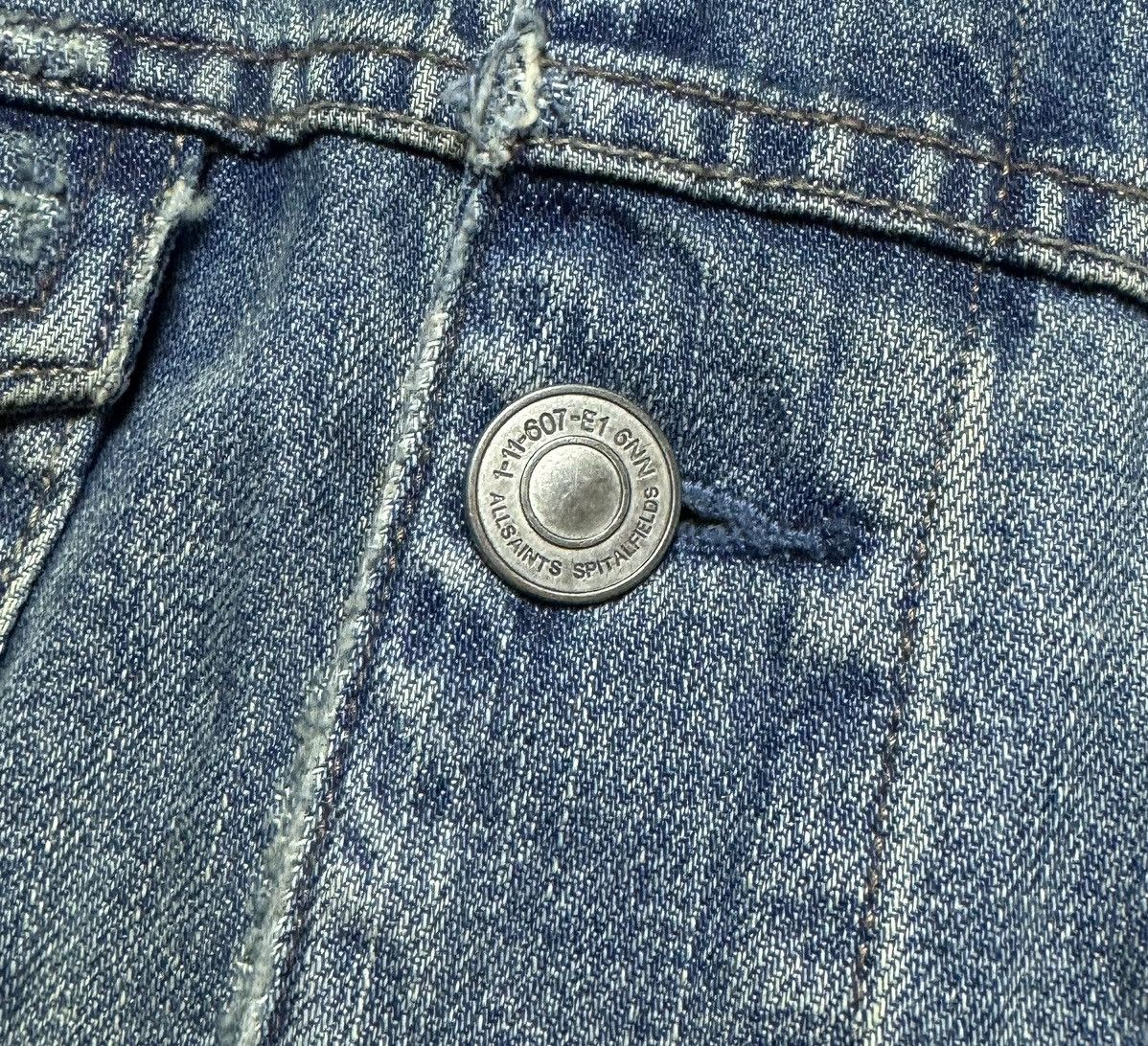 Allsaints Allsaints Distressed Denim Button Jacket Size US M / EU 48-50 / 2 - 9 Thumbnail