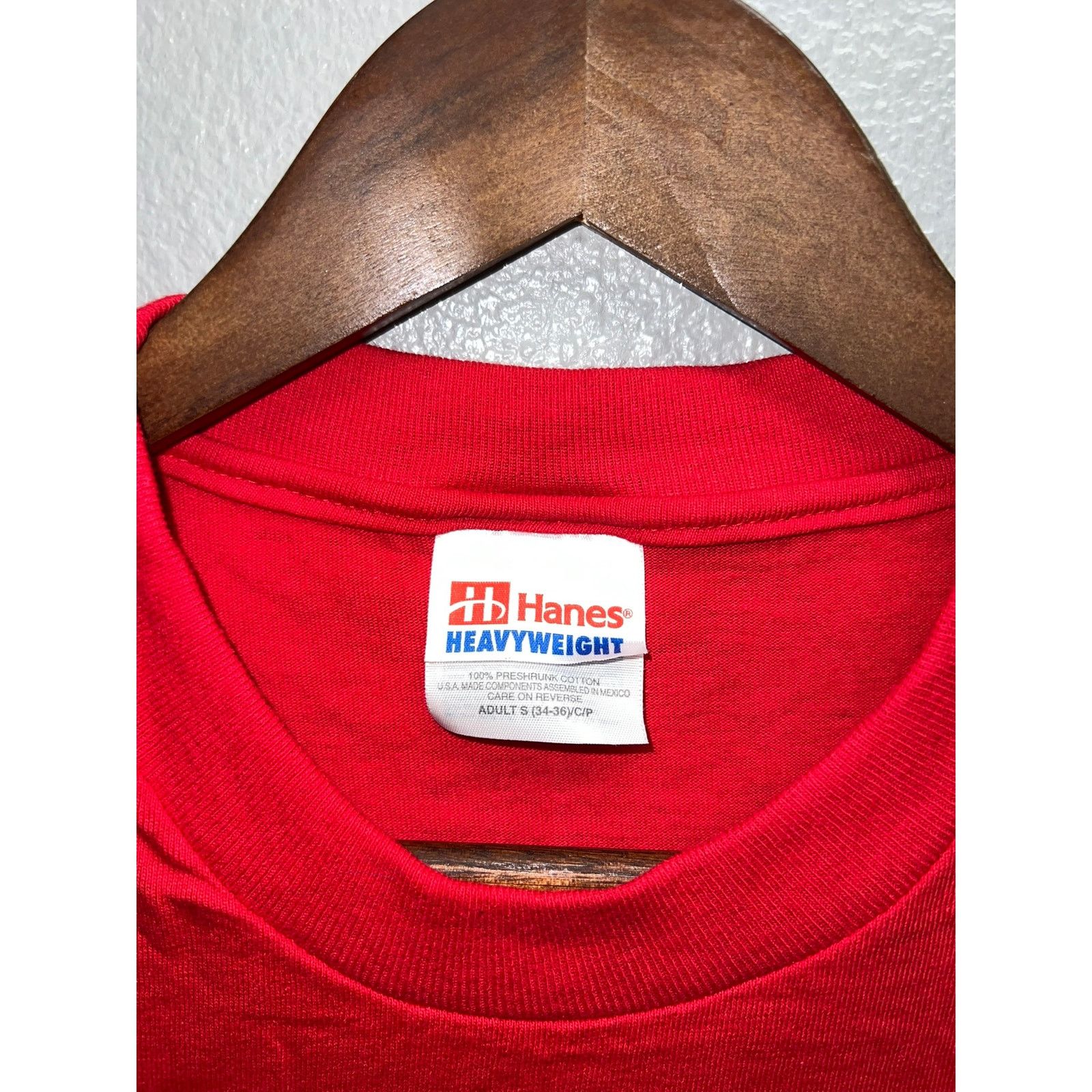 Hanes Vintage Shawnee Shirt Poconos Mountains Red Tee 90s VTG S Size US S / EU 44-46 / 1 - 4 Thumbnail