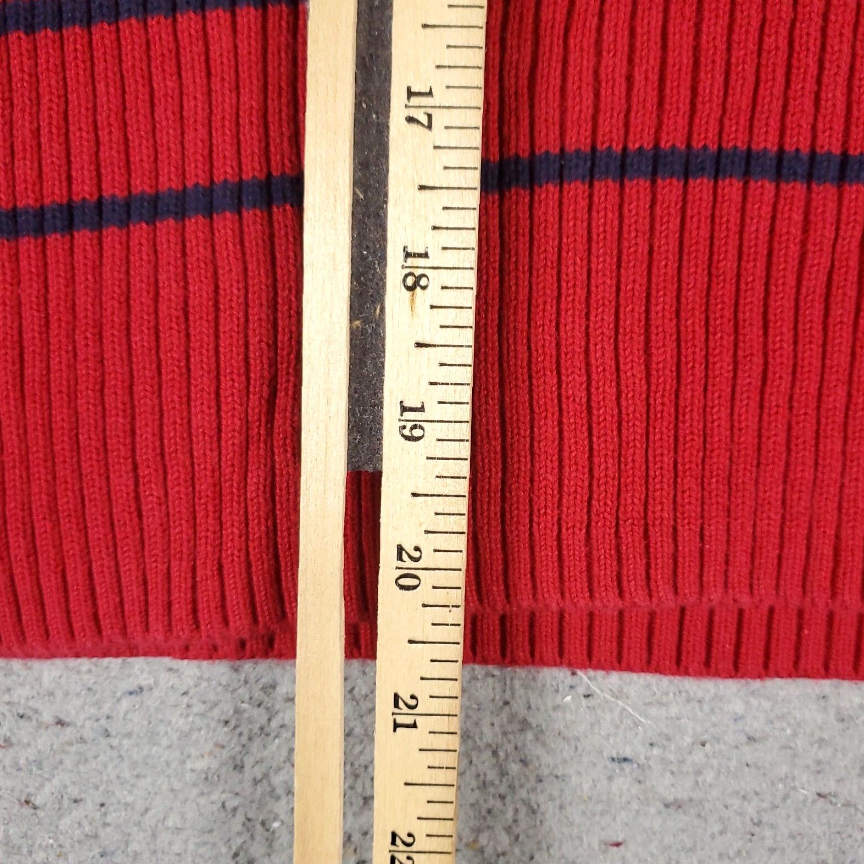 Tommy Hilfiger Tommy Hilfiger Sweater Womens Medium Red Striped Pullover Sweatshirt Size M / US 6-8 / IT 42-44 - 6 Thumbnail