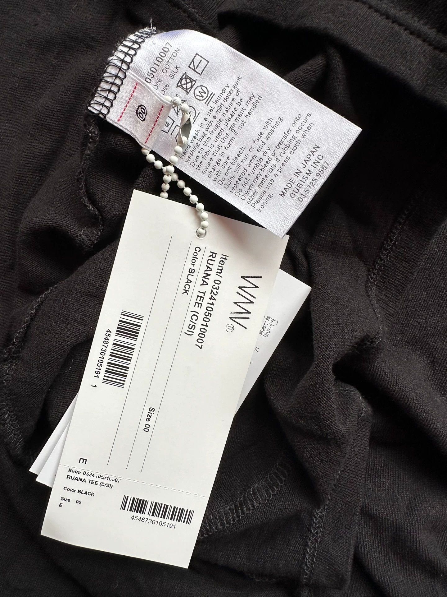 Visvim VISVIM WMV RUANA TEE 24SS Silk Batwing Women's 00 Size XXS / US 00 / IT 34 - 5 Thumbnail