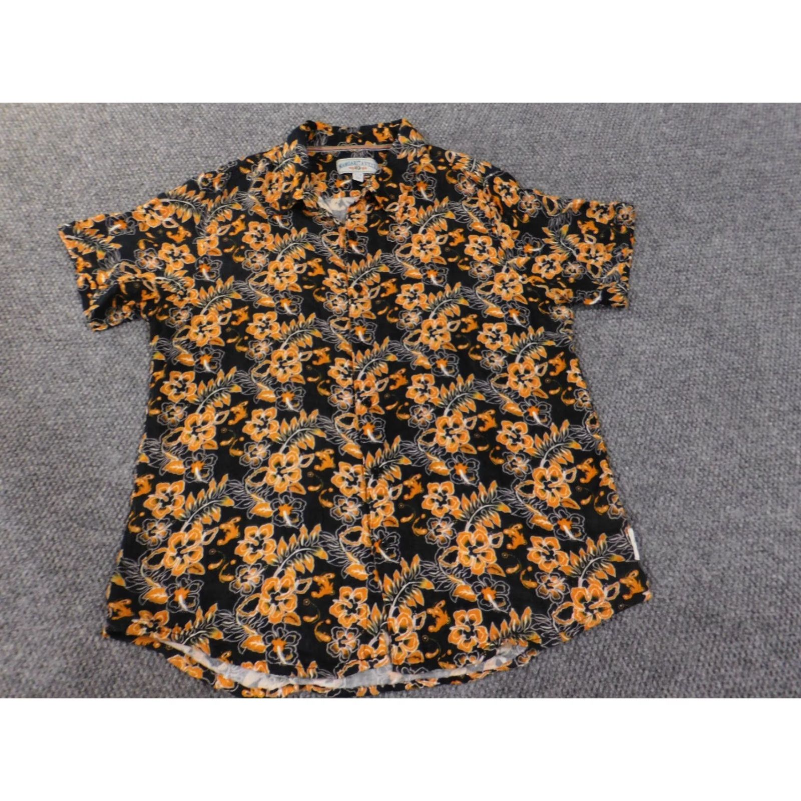 Vintage Margaritaville Shirt XL Mens Blue Floral Hawaiian Button Up Island Casual VINTAGE? Size US XL / EU 56 / 4 - 3 Thumbnail