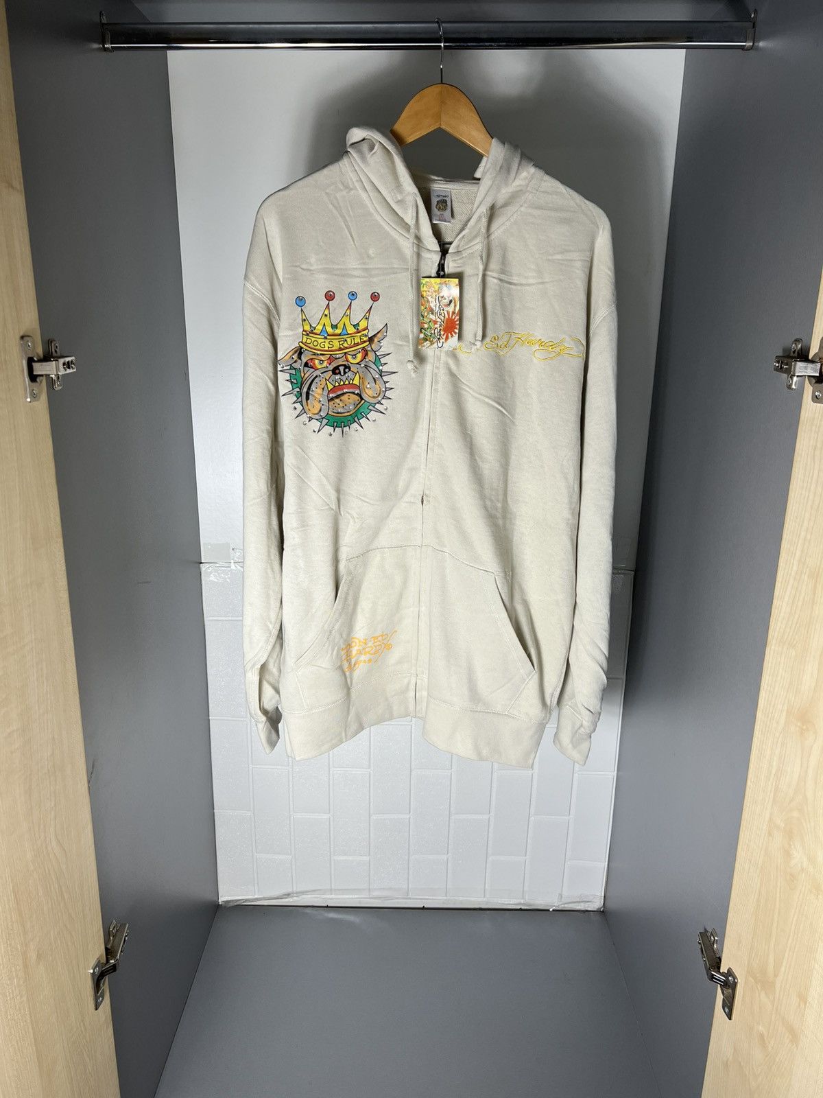 Ed Hardy VINTAGE ED HARDY BY CHRISTIAN AUDIGIER DESIGNER JAPANESE Y2K Size US XXL / EU 58 / 5 - 8 Thumbnail