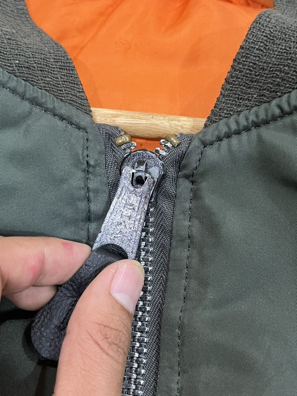 Alpha Industries Vtg USA Alpha Industries Flight Bomber Jacket Size US L / EU 52-54 / 3 - 12 Thumbnail