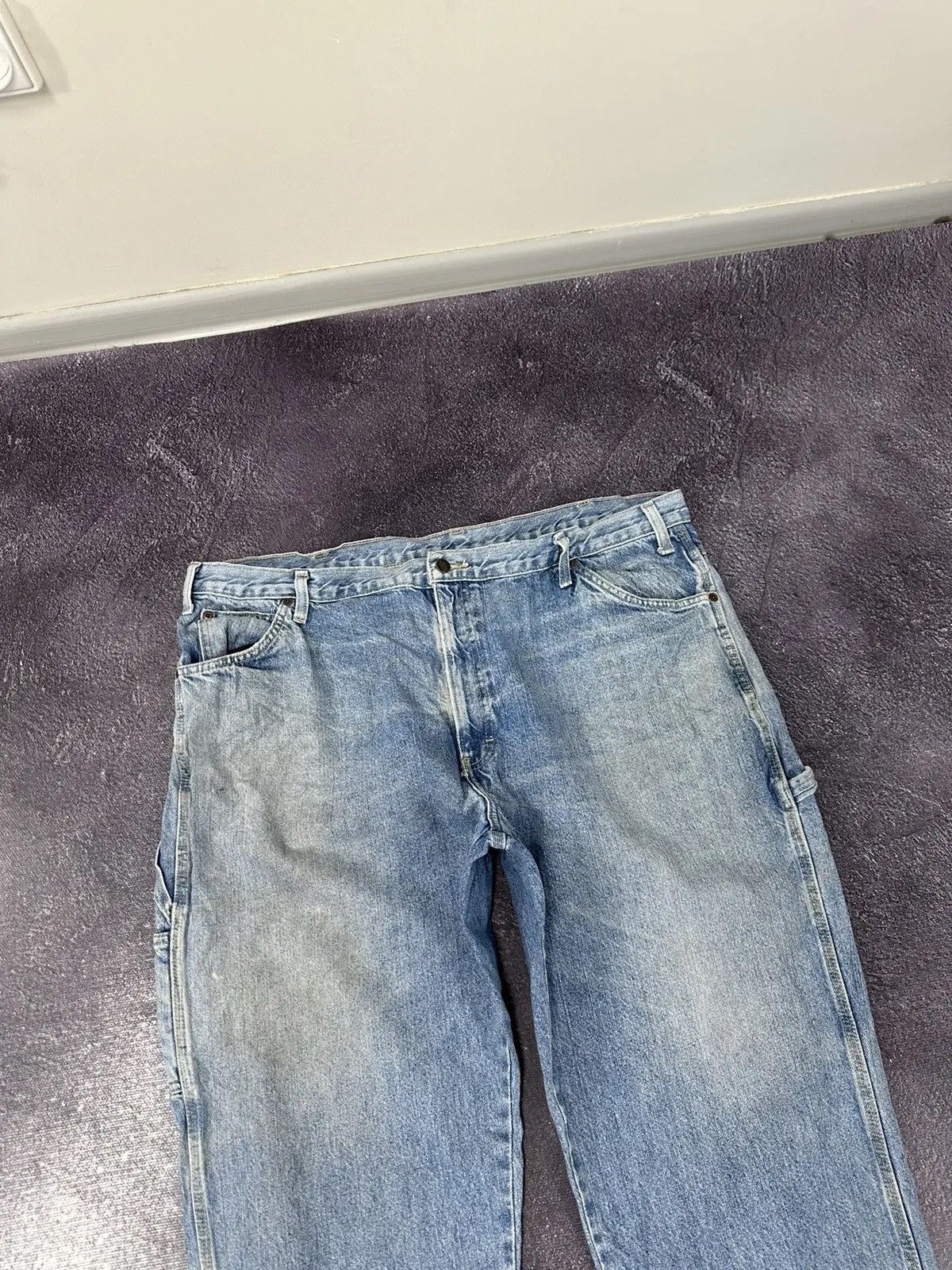 Dickies × Vintage Vintage Dickies Y2K American Light Blue Denim Hype Jeans Size US 42 / EU 58 - 8 Thumbnail