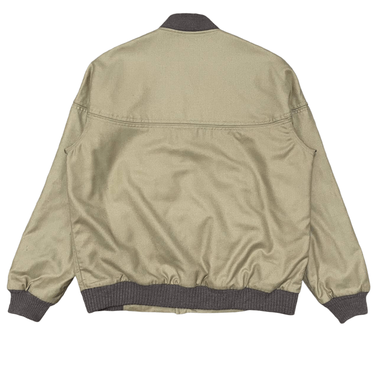 Issey Miyake Vintage Brown by 2-Tacs Wool Bomber Jacket Issey Style Size US L / EU 52-54 / 3 - 12 Thumbnail