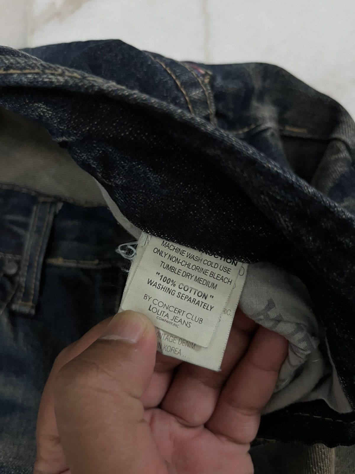 Japanese Brand Yoshitomo Nara Lolita Denim Jeans Size US 30 / EU 46 - 12 Thumbnail