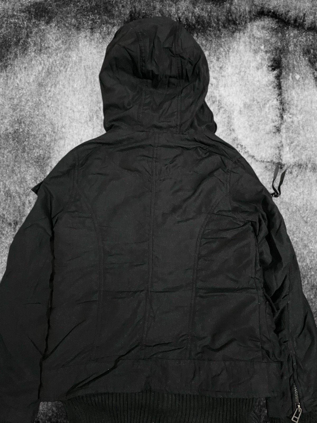 Japanese Brand 2000s Spiral Girl Japan Fur Racoon Jacket Black Opium Style Size US M / EU 48-50 / 2 - 4 Thumbnail