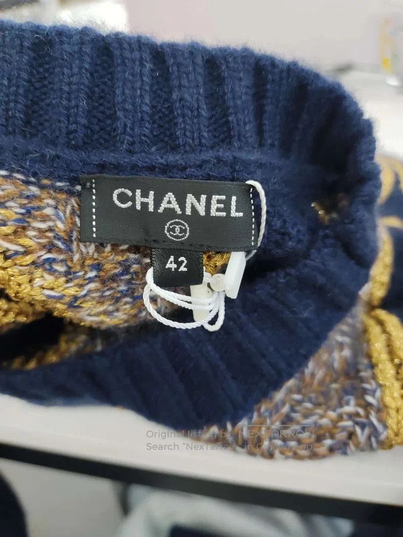 Chanel Chanel Castle Series Cashmere Coat. Size US L / EU 52-54 / 3 - 3 Thumbnail
