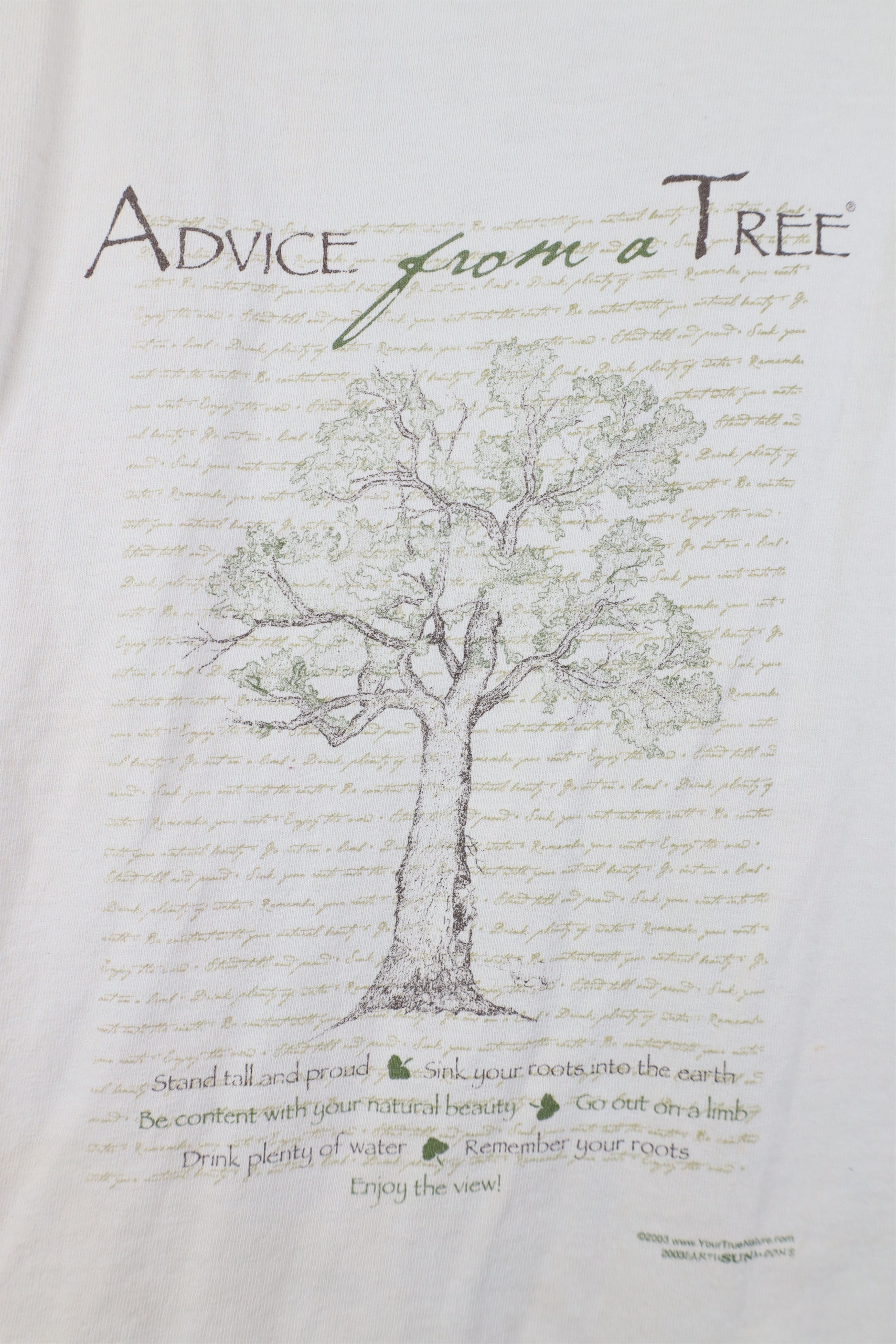Vintage Vintage Y2K Streetwear Nature Advice From A Tree T-Shirt Size US L / EU 52-54 / 3 - 4 Thumbnail