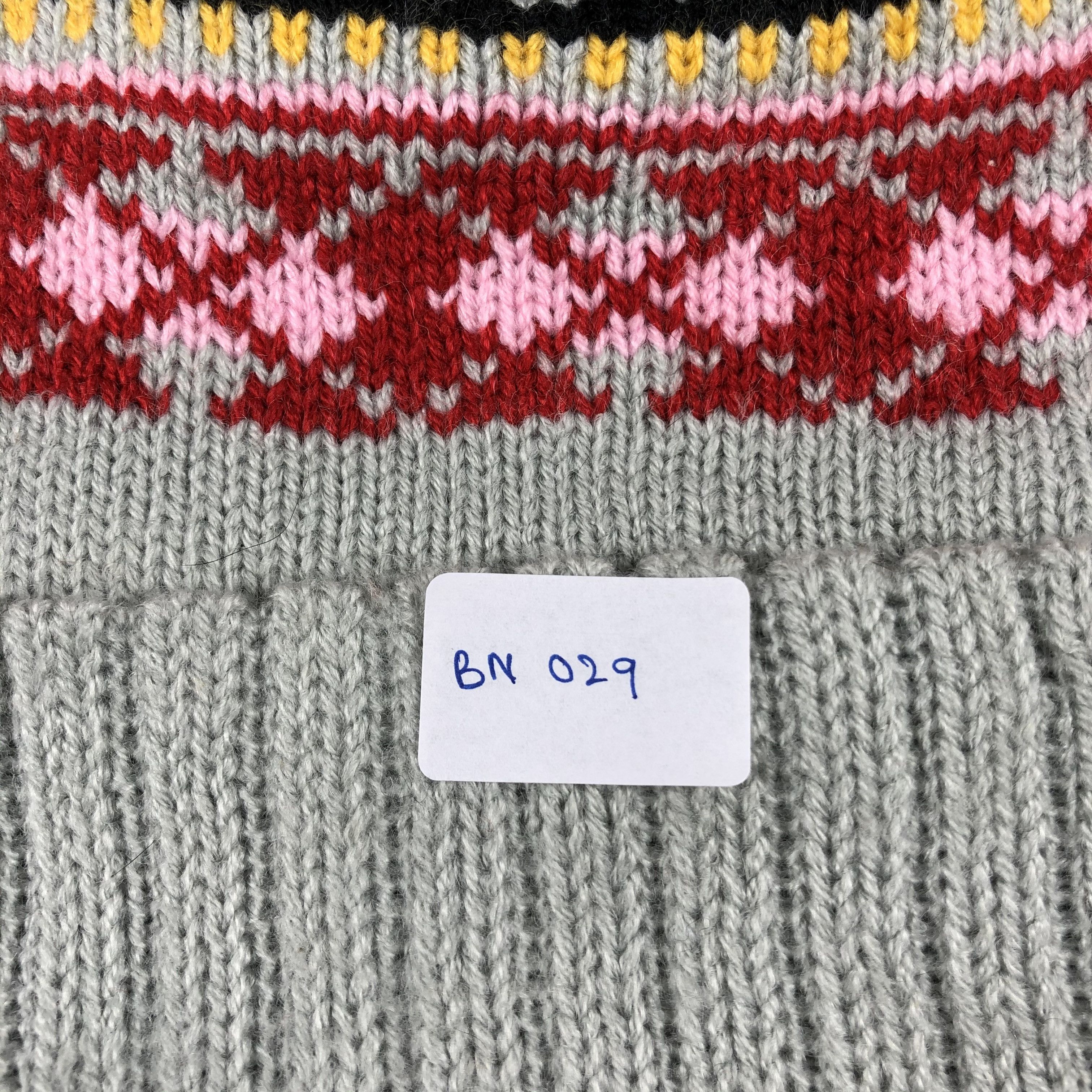 Japanese Brand Fair Isle Multicolor Beanie Size ONE SIZE - 6 Thumbnail