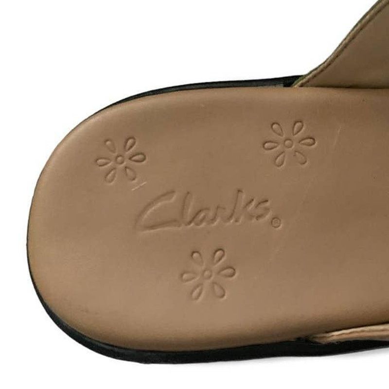 Clarks Vintage Clarks Lee Leather Slip-On Clog Mule Wedge Slide 6.5 Size US 6.5 / IT 36.5 - 4 Thumbnail