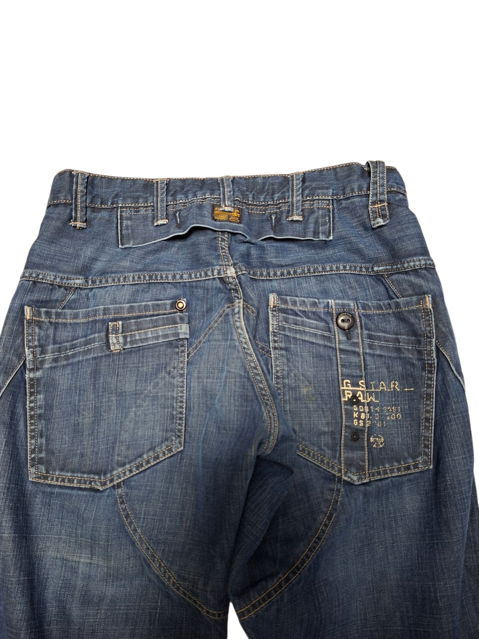 G-Star G STAR RAW AVANT GARDE MULTIPOCKET DOUBLE KNEE JEANS DENIM Size US 34 / EU 50 - 4 Thumbnail