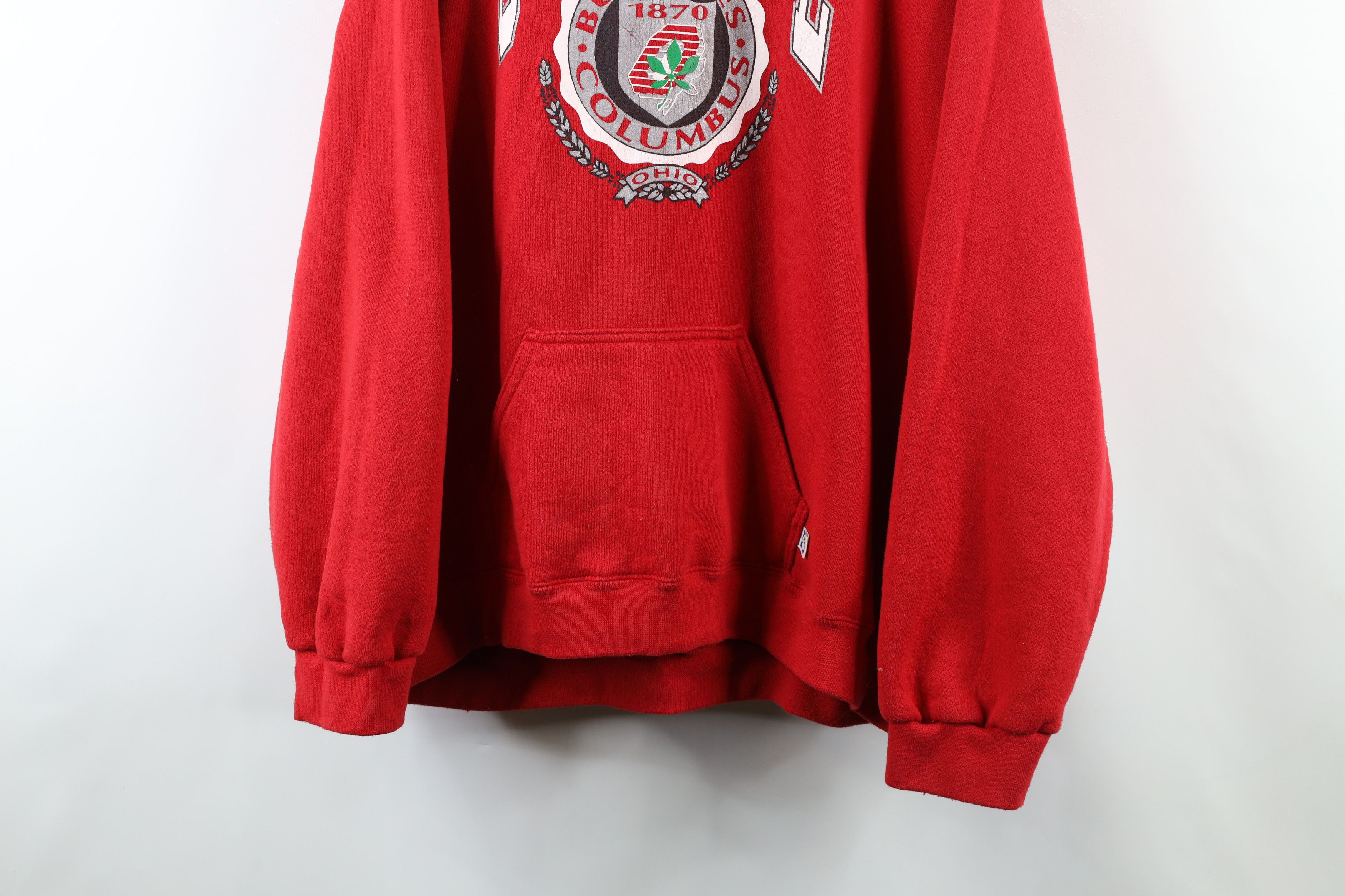 Vintage Vintage 90s Out Ohio State University Hoodie Sweatshirt USA Size US XXL / EU 58 / 5 - 3 Thumbnail