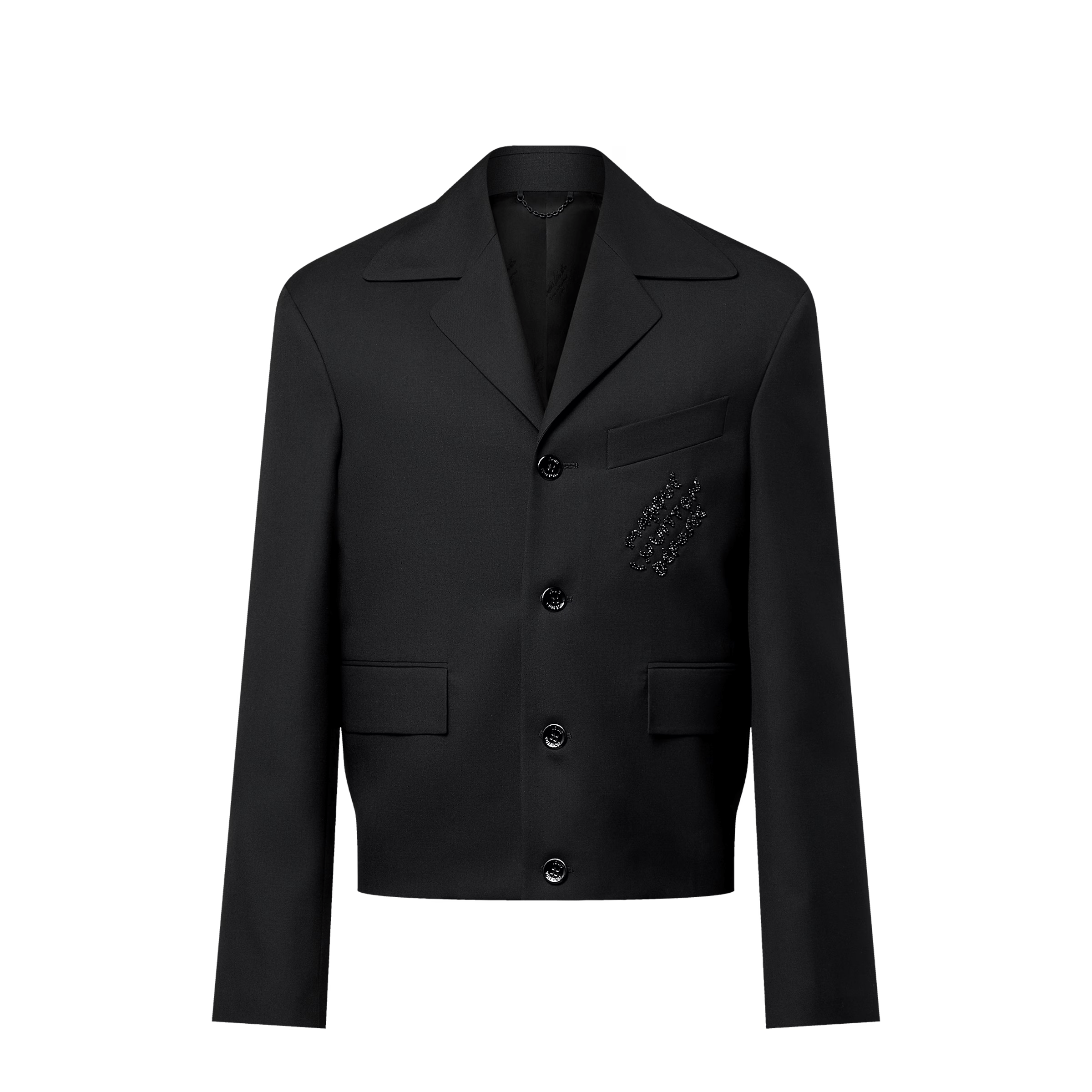 Louis Vuitton Embroidered Wool Signature Blouson Size US L / EU 52-54 / 3 - 1 Thumbnail