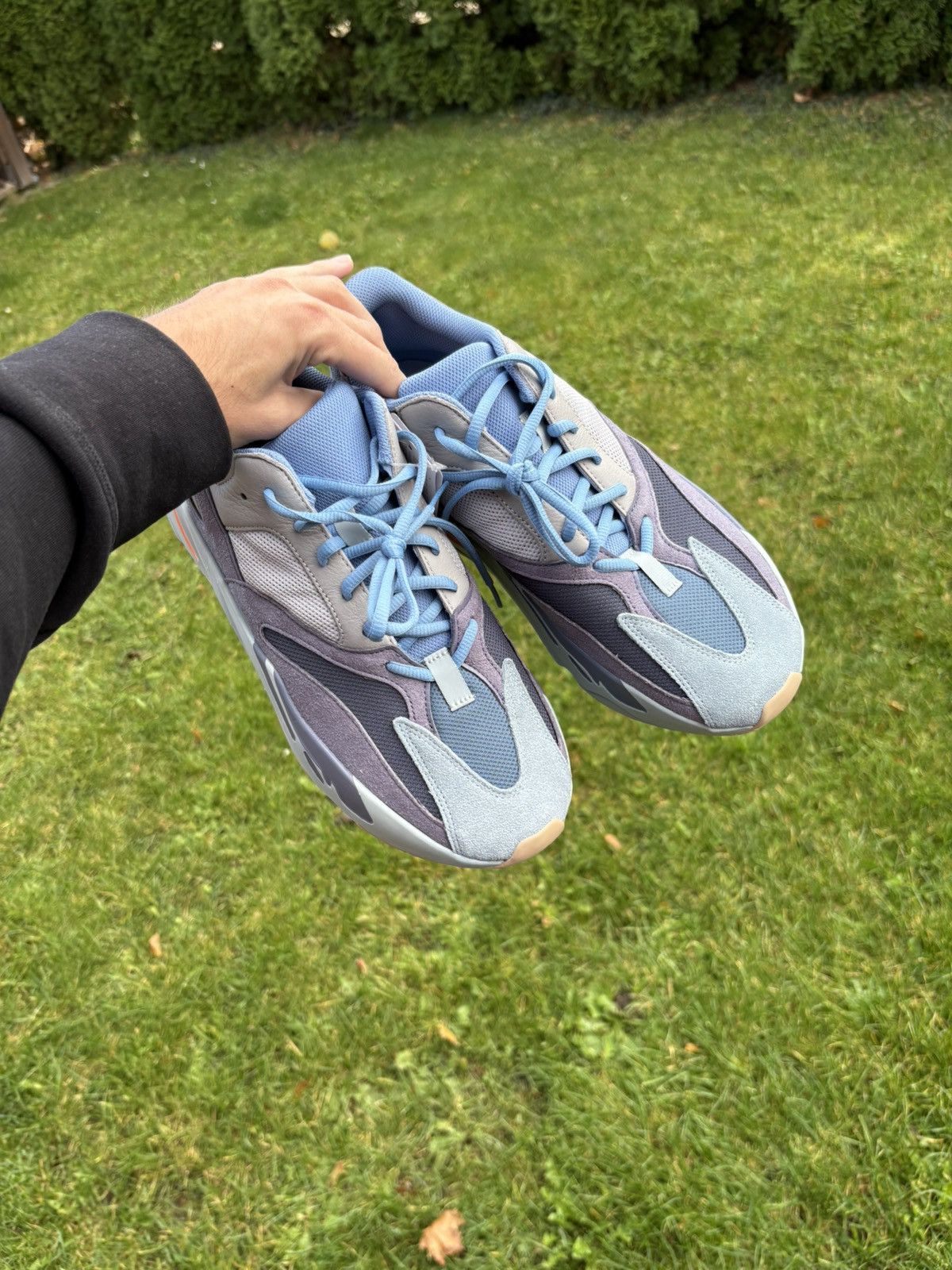Adidas × Kanye West adidas Yeezy Boost 700 V1 Carbon Blue Size US 11.5 / EU 44-45 - 5 Thumbnail