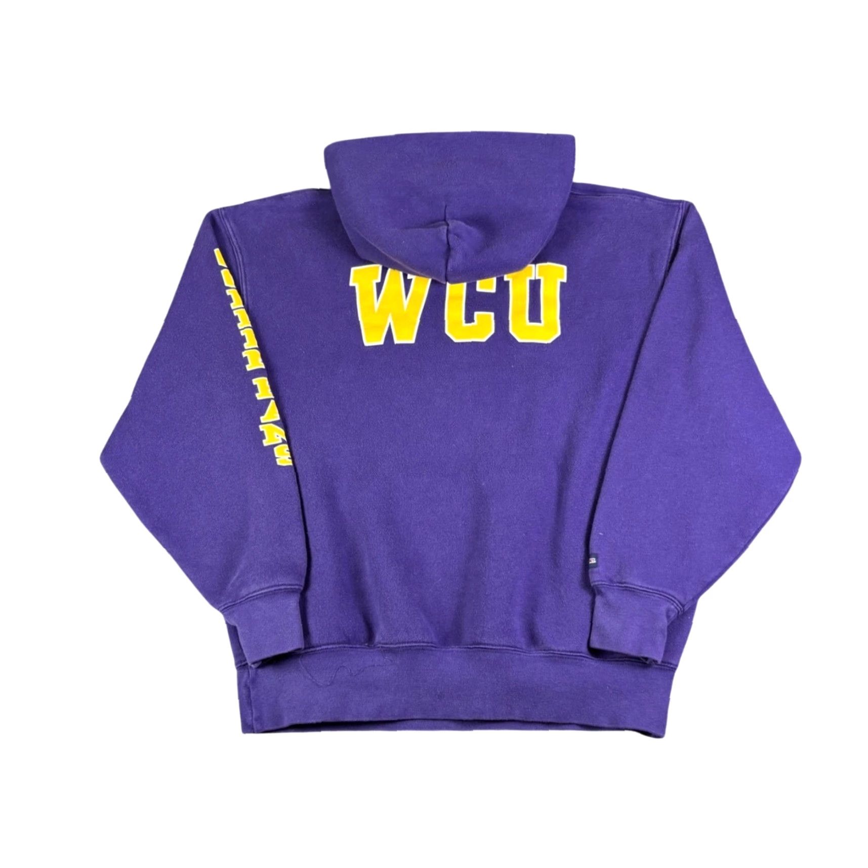 Jansport Jansport Hoodies West Chester University WCU Purple Mens Large Pullover Graphic Print Hooded Pocket Logo 90s School Basketball Sweatshirt Size US L / EU 52-54 / 3 - 2 Thumbnail