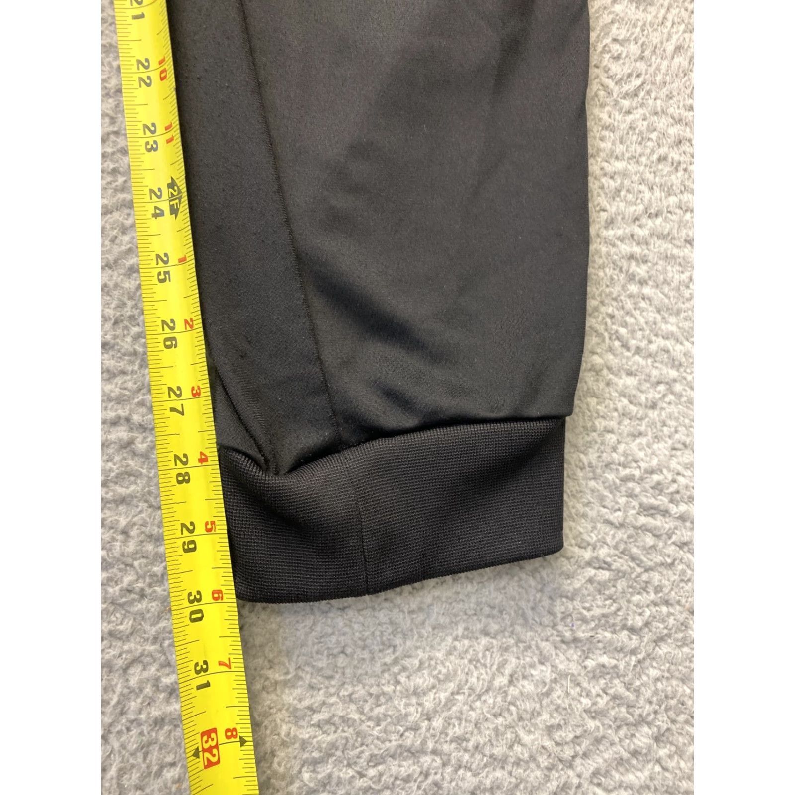 Adidas adidas Mens L Black Jogger Pants Elastic Waist Pockets Drawstring Missing 98-5 Size ONE SIZE - 5 Thumbnail