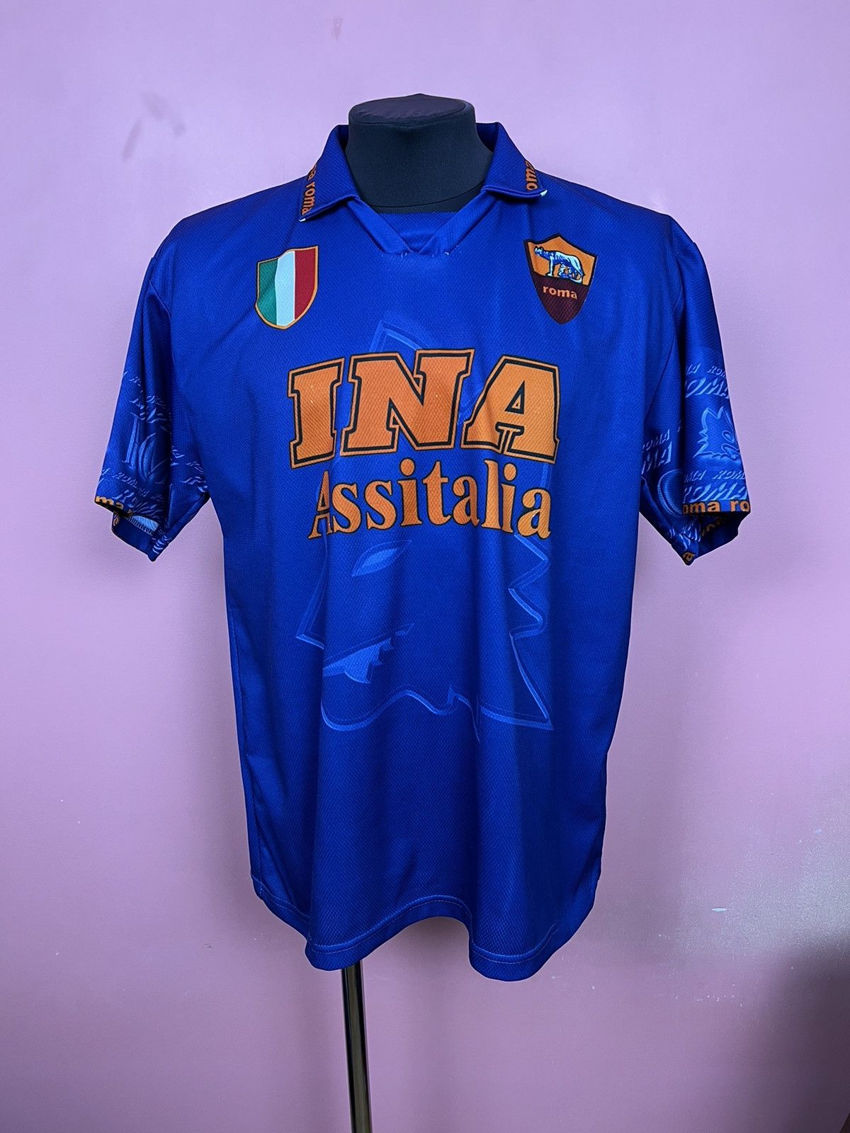 Vintage Roma totti soccer jersey vintage 10 football Size US XL / EU 56 / 4 - 1 Thumbnail