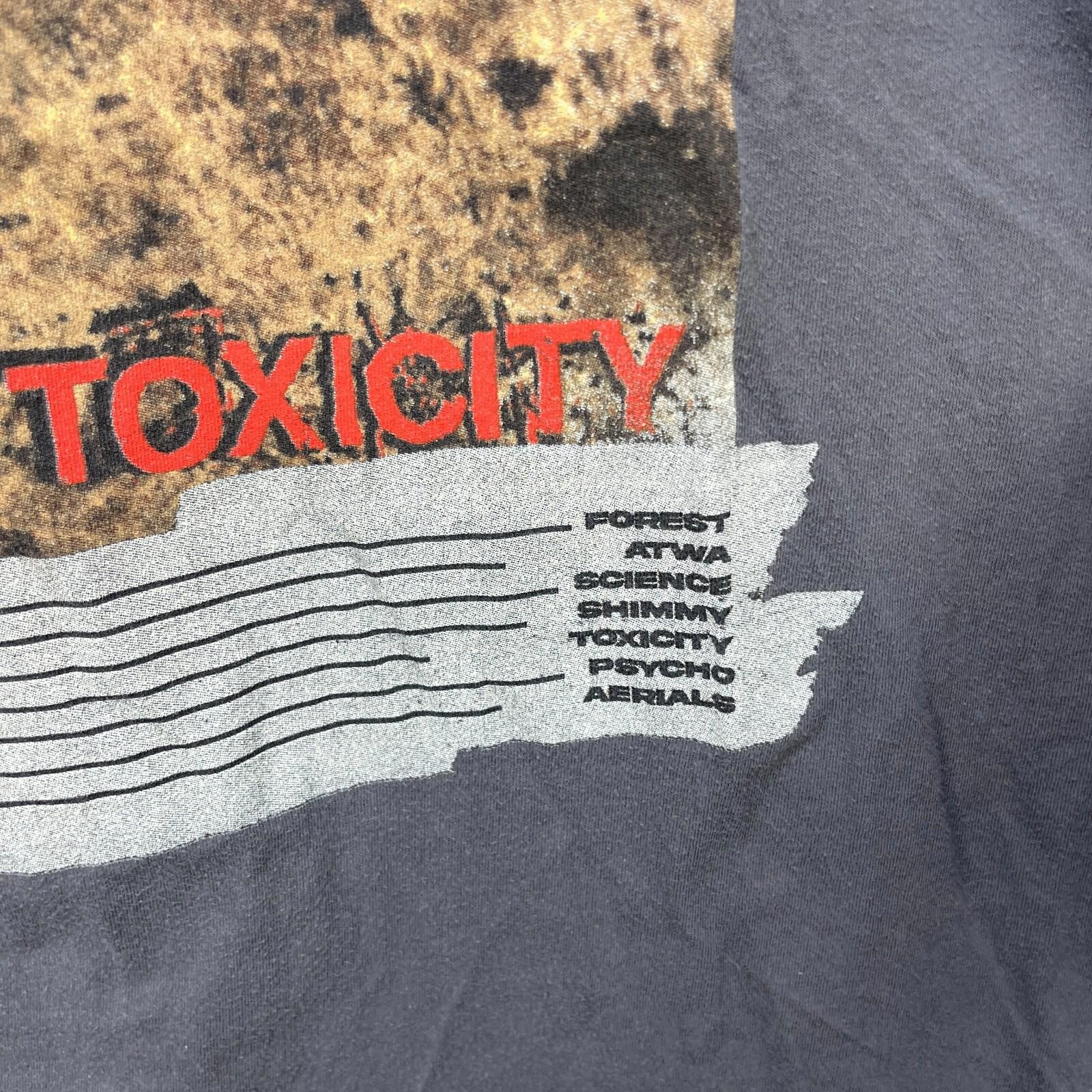 Vintage Vintage System of a Down Toxicity Y2K Band T Shirt Large Size US L / EU 52-54 / 3 - 6 Thumbnail