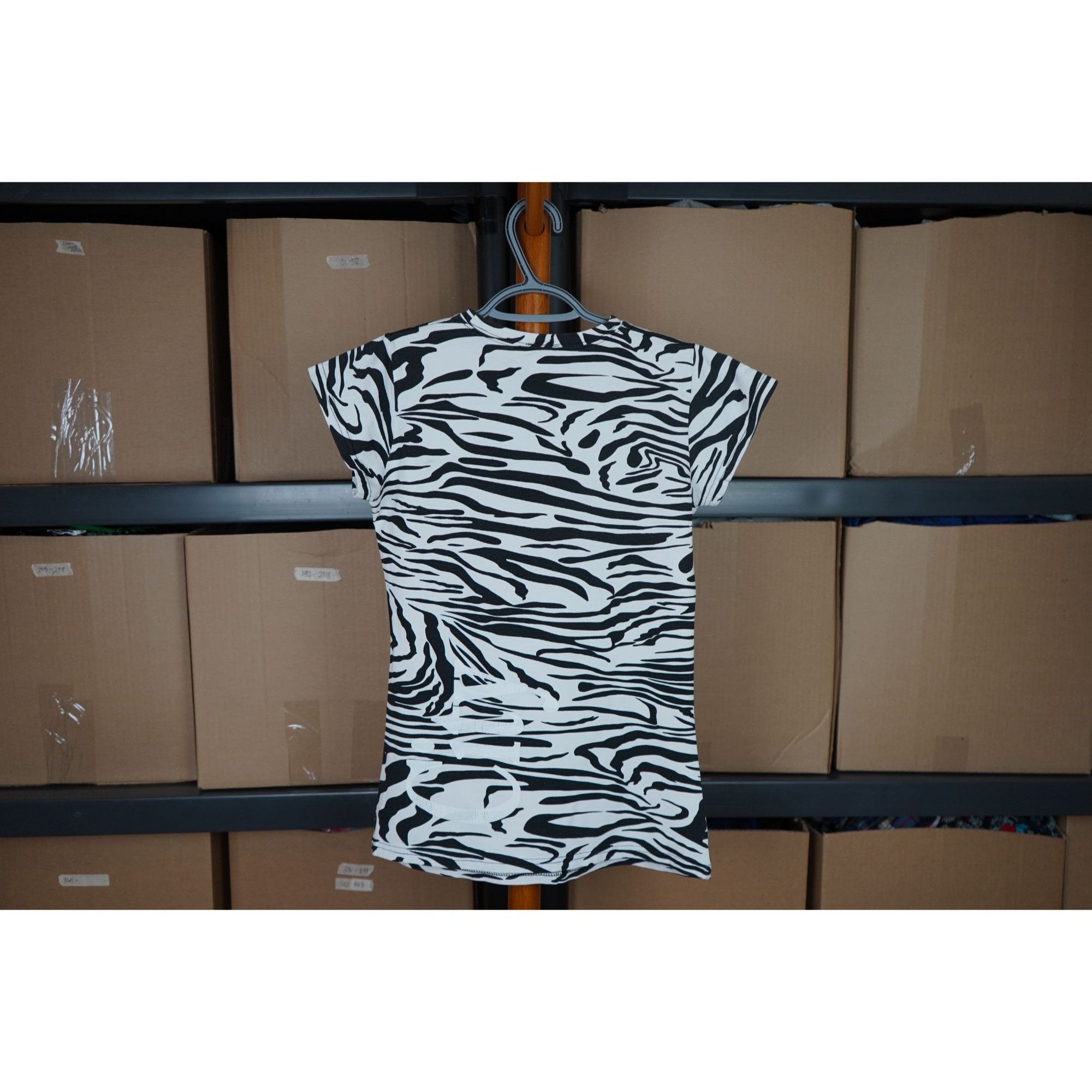 Vintage Vintage New York Zebra Pattern T-shirt Women's S #444 Size S / US 4 / IT 40 - 2 Thumbnail