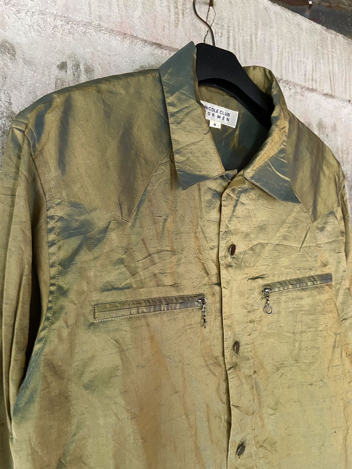 Nicole Club NICOLE CLUB FOR MEN GRADATION COLOR BUTTON DOWN SHIRT Size US M / EU 48-50 / 2 - 4 Thumbnail