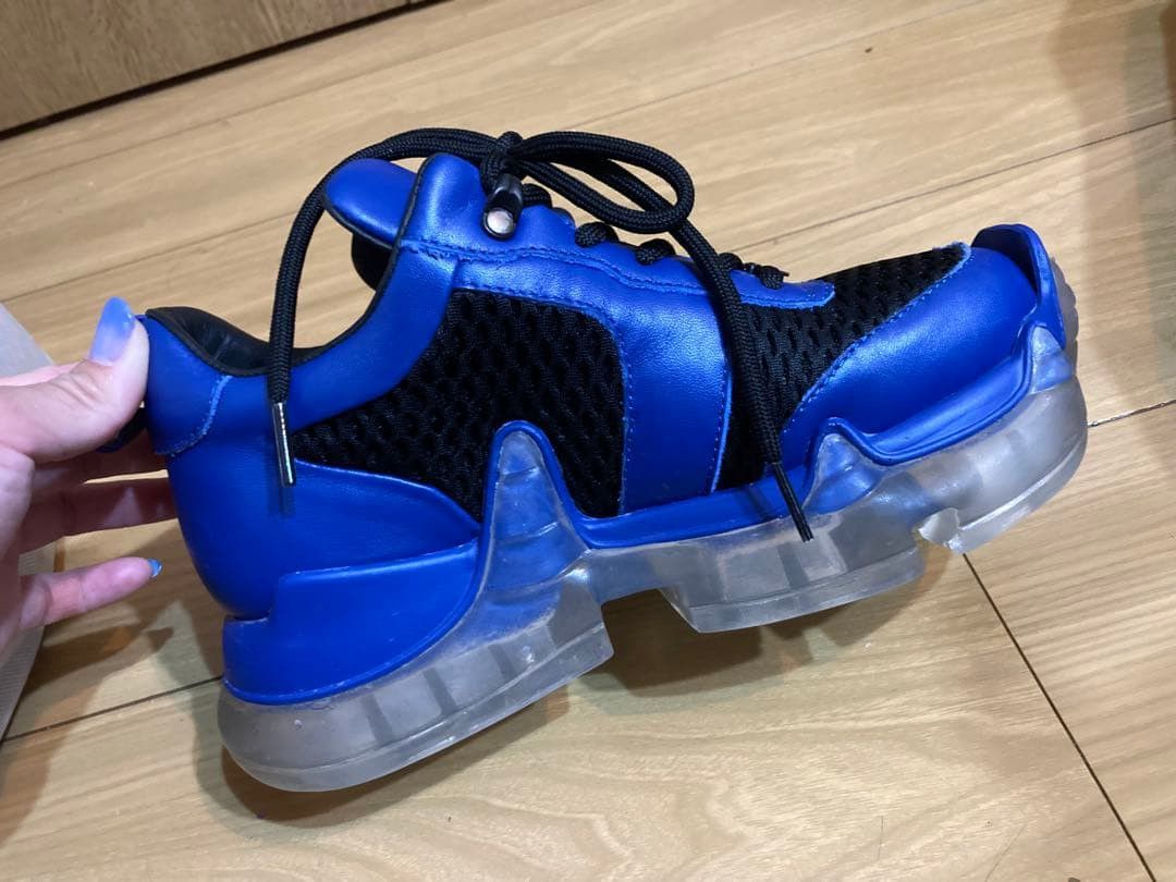 SWEAR London SWEAR LONDON Clear Platform Sneakers Blue 36 Size US 6 / IT 36 - 4 Thumbnail