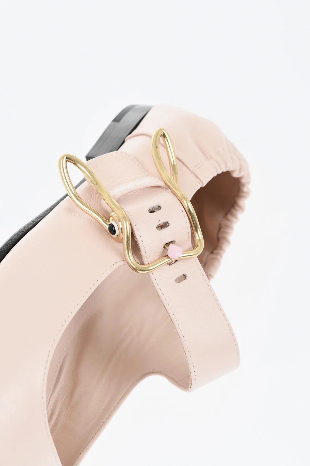 Bottega Veneta og1mm0426 Leather Mary Jane Ballerinas in Pink Size US 7 / IT 37 - 4 Thumbnail