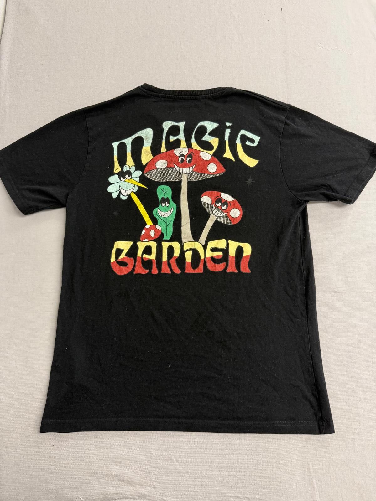 Other Magic Mushroom Trippy Tshirt Magic Garden Animated Shrooms L Size US L / EU 52-54 / 3 - 1 Thumbnail