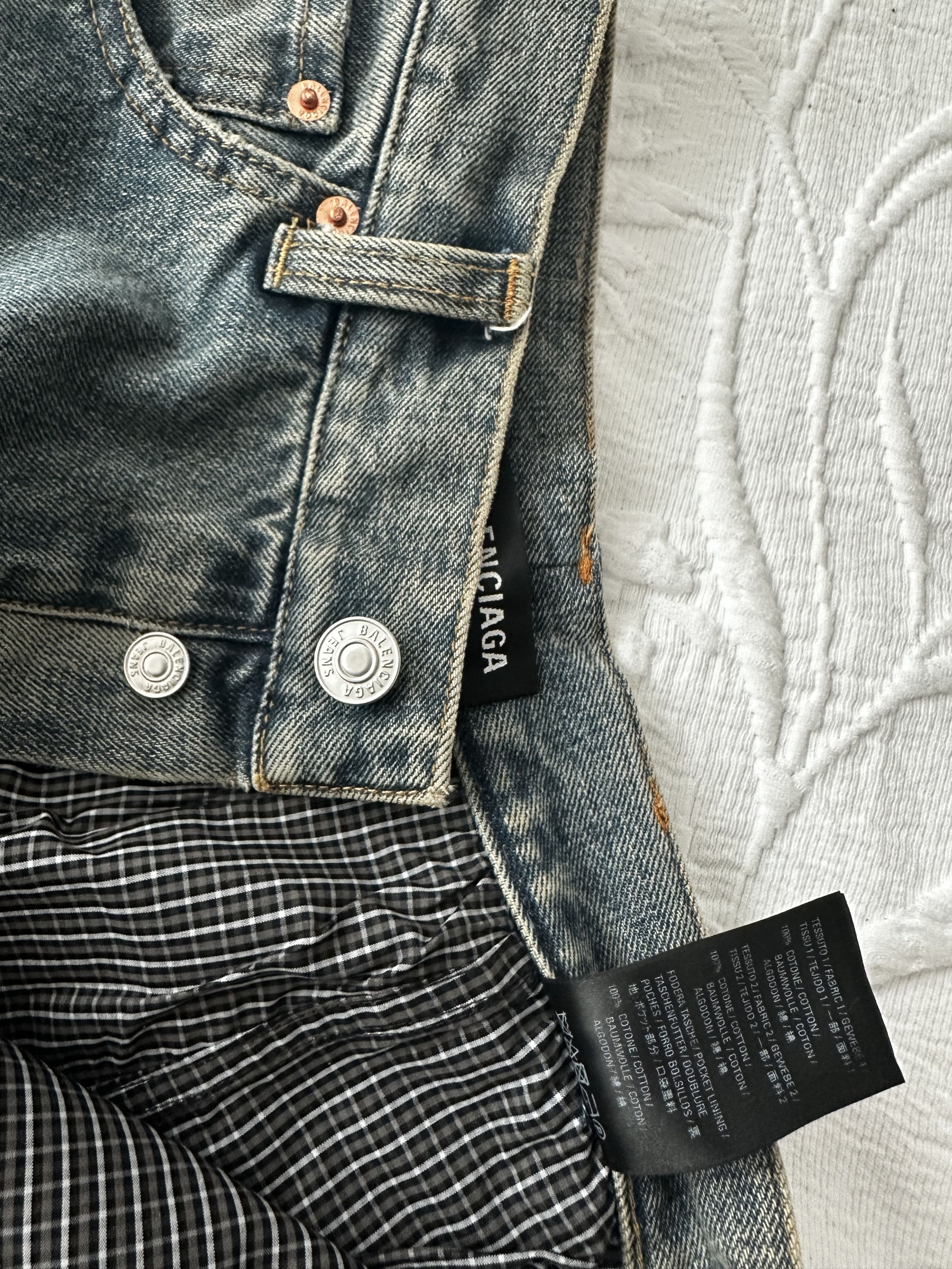 Balenciaga Afterworld Destroyed Jeans size XS Size US 29 - 5 Thumbnail