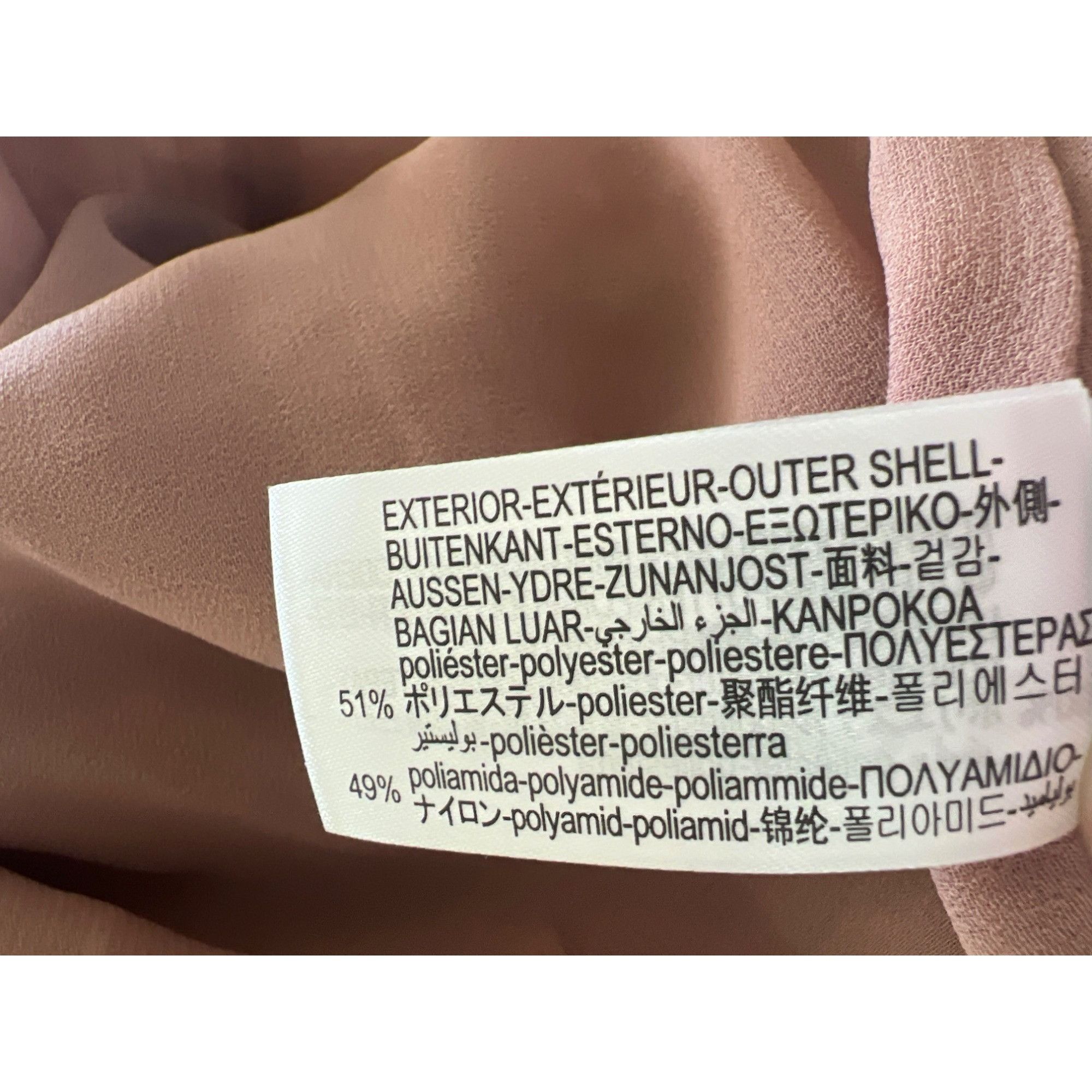 Zara Zara Wrinkle Effect Elastic Waist Pale Pink Lined Midi Skirt Size 27" / US 4 / IT 40 - 9 Thumbnail