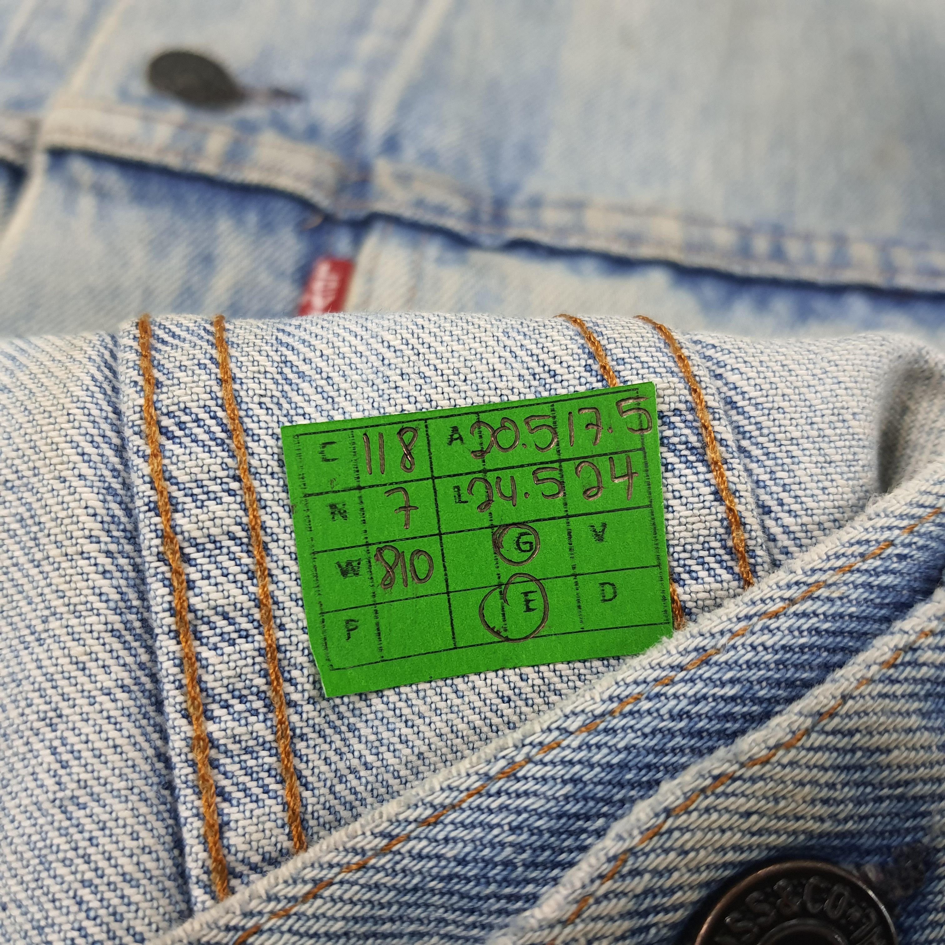 Levi's × Levi's Vintage Clothing Vintage Levi's Skull Big Logo Custom Jeans Jacket Size US S / EU 44-46 / 1 - 7 Thumbnail