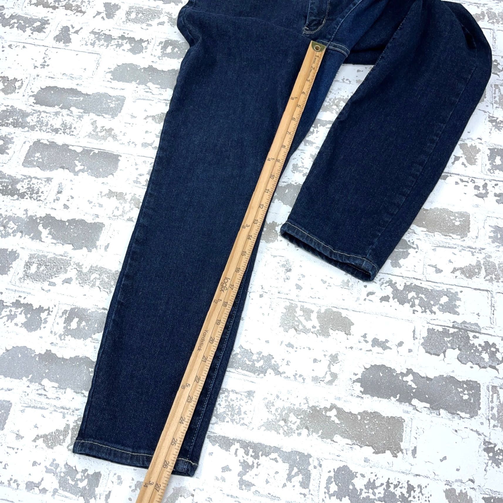 Vintage Judy Blue Jeans Women 28 Skinny High Rise Dark Wash Denim Pants Stretch Classic Modern 5-Pocket Size 28" / US 6 / IT 42 - 7 Thumbnail