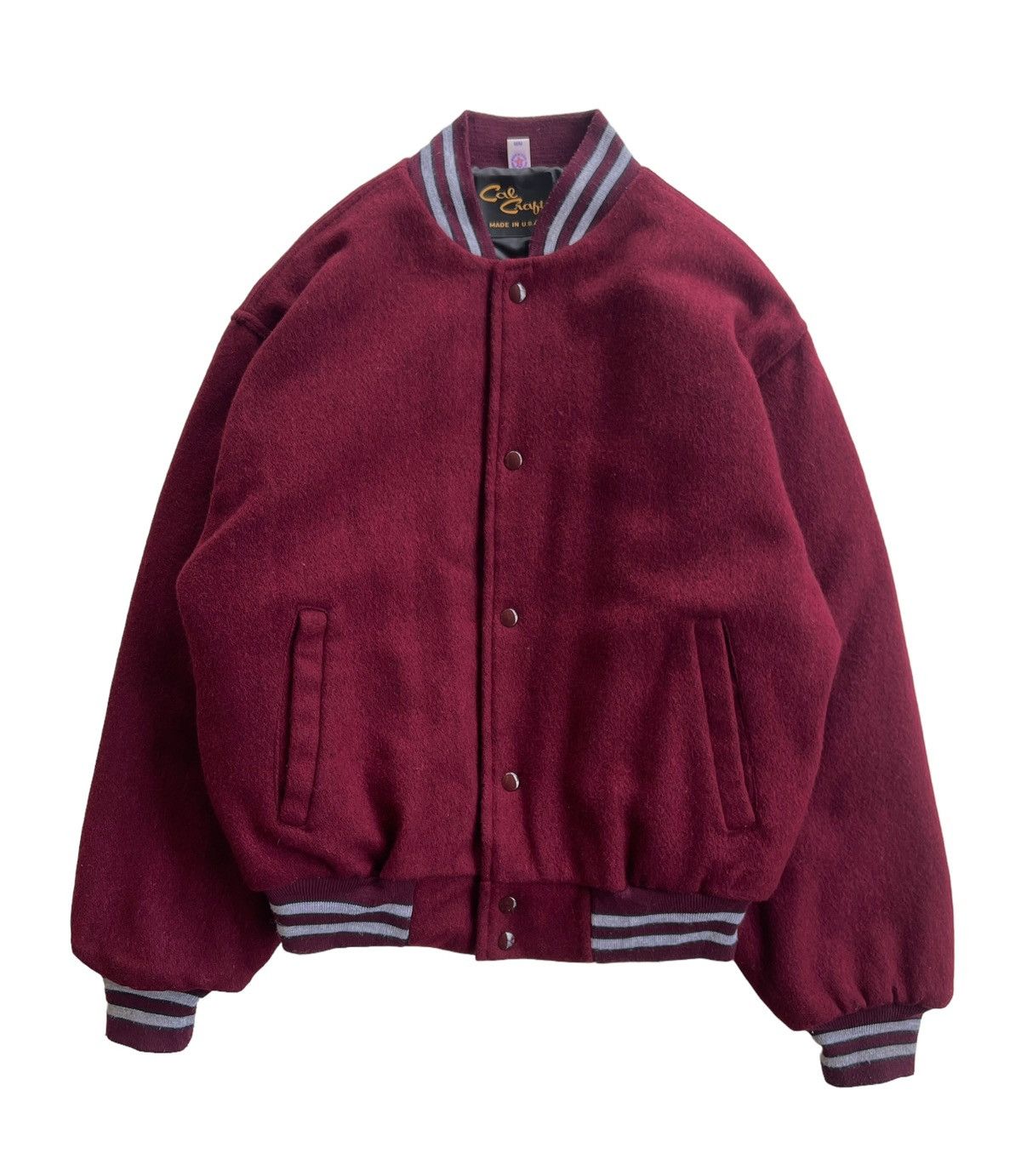 80s Cal Craft USA Wool Varsity Jacket