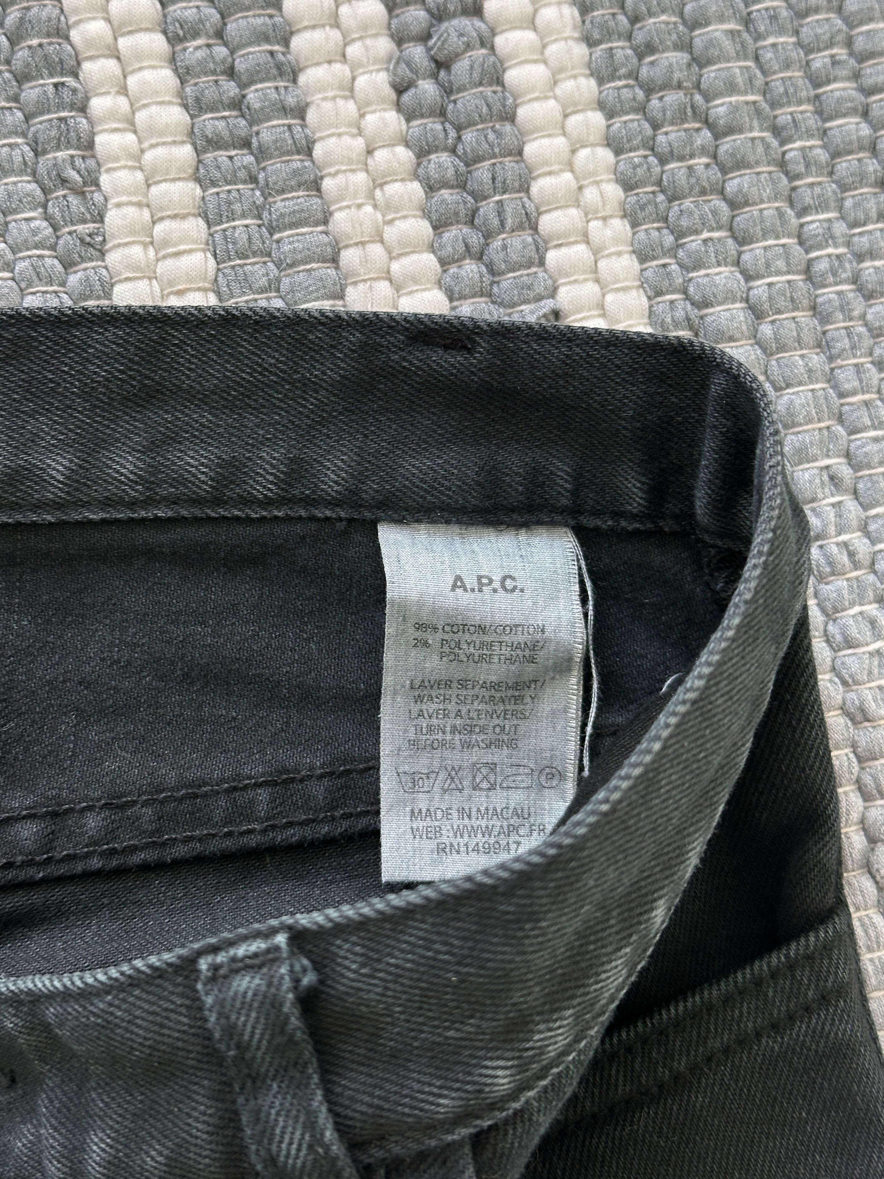A.P.C. A.P.C. Black Denim Jeans Skinny Pants Size 30" / US 8 / IT 44 - 7 Thumbnail