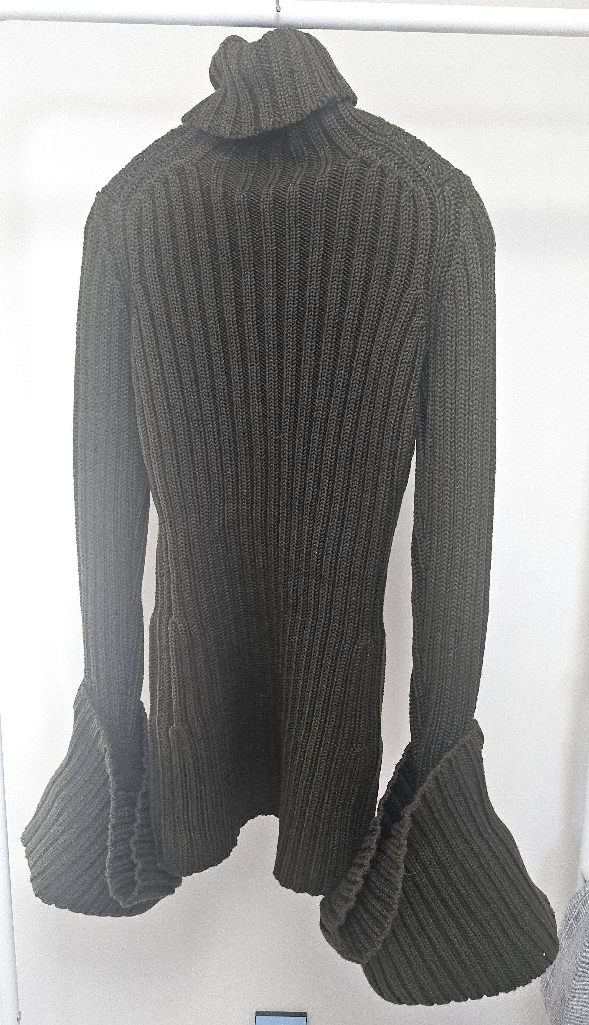 Yohji Yamamoto Knitted turtleneck with oversized cuffs Size M / US 6-8 / IT 42-44 - 4 Thumbnail