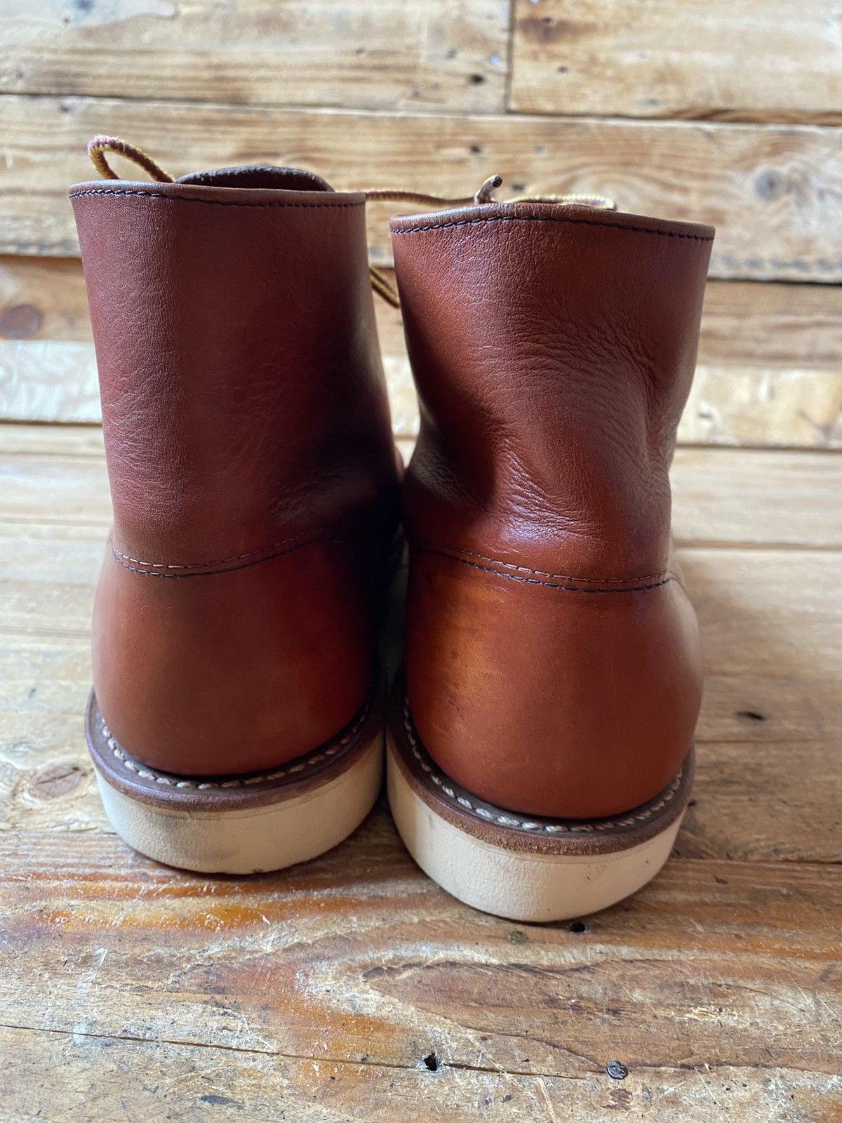 Red Wing Redwing Heritage round toe brown leather boots Uk 8 US9 Size US 9 / EU 42 - 5 Thumbnail