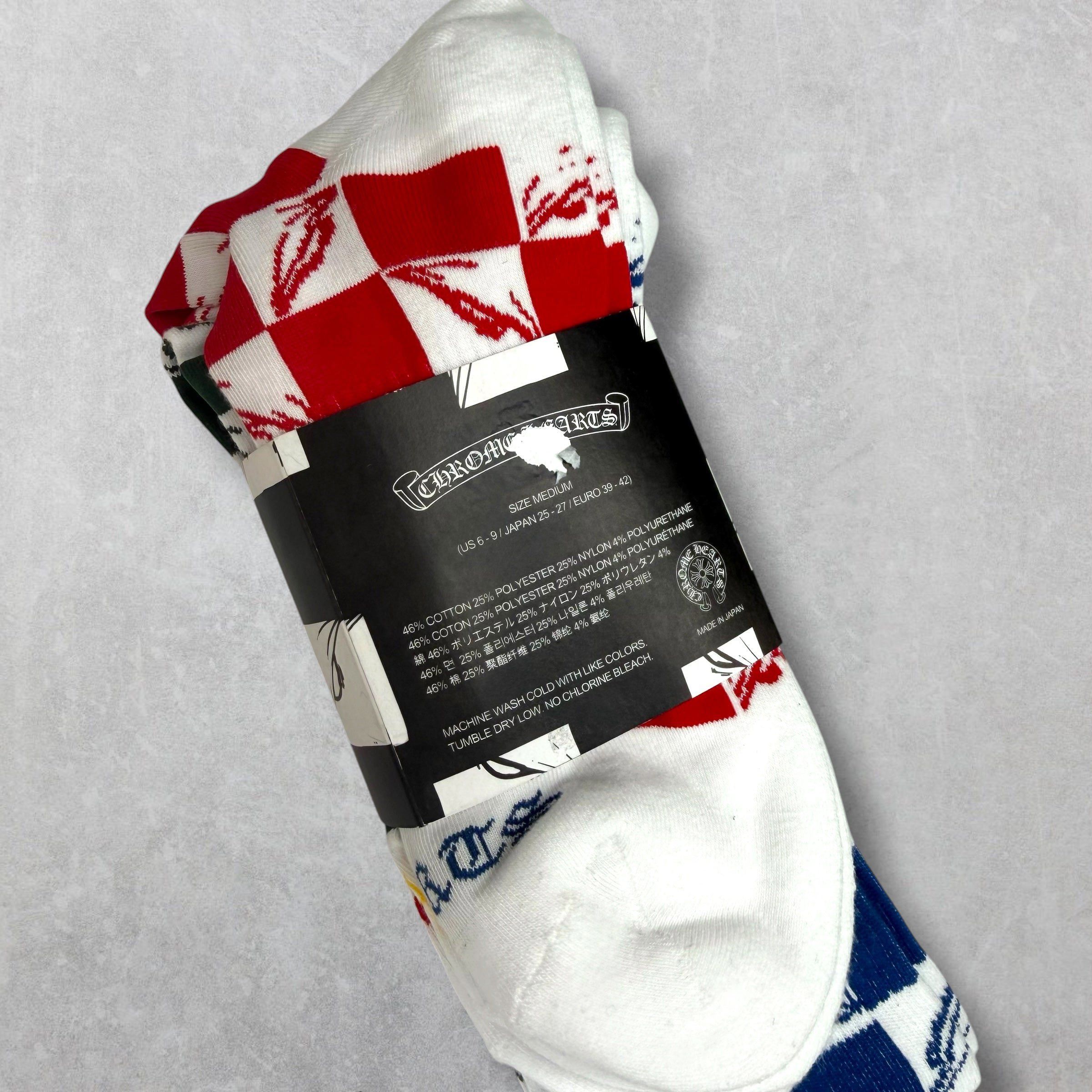 Chrome Hearts Chrome Hearts Matty Boy 99 Eyes Socks (3pc) Size ONE SIZE - 3 Thumbnail