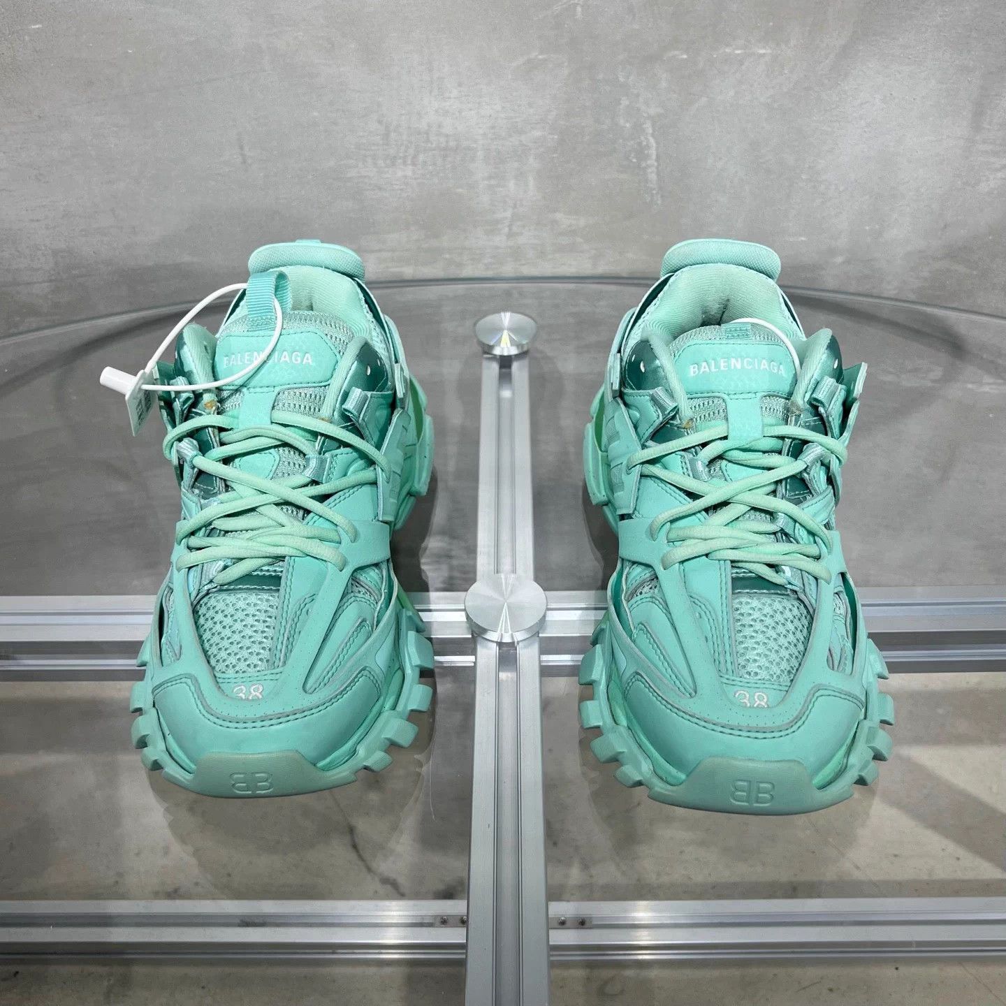 Balenciaga Balenciaga Track Mint Green EU38 Sneakers Size US 8 / IT 38 - 1 Thumbnail