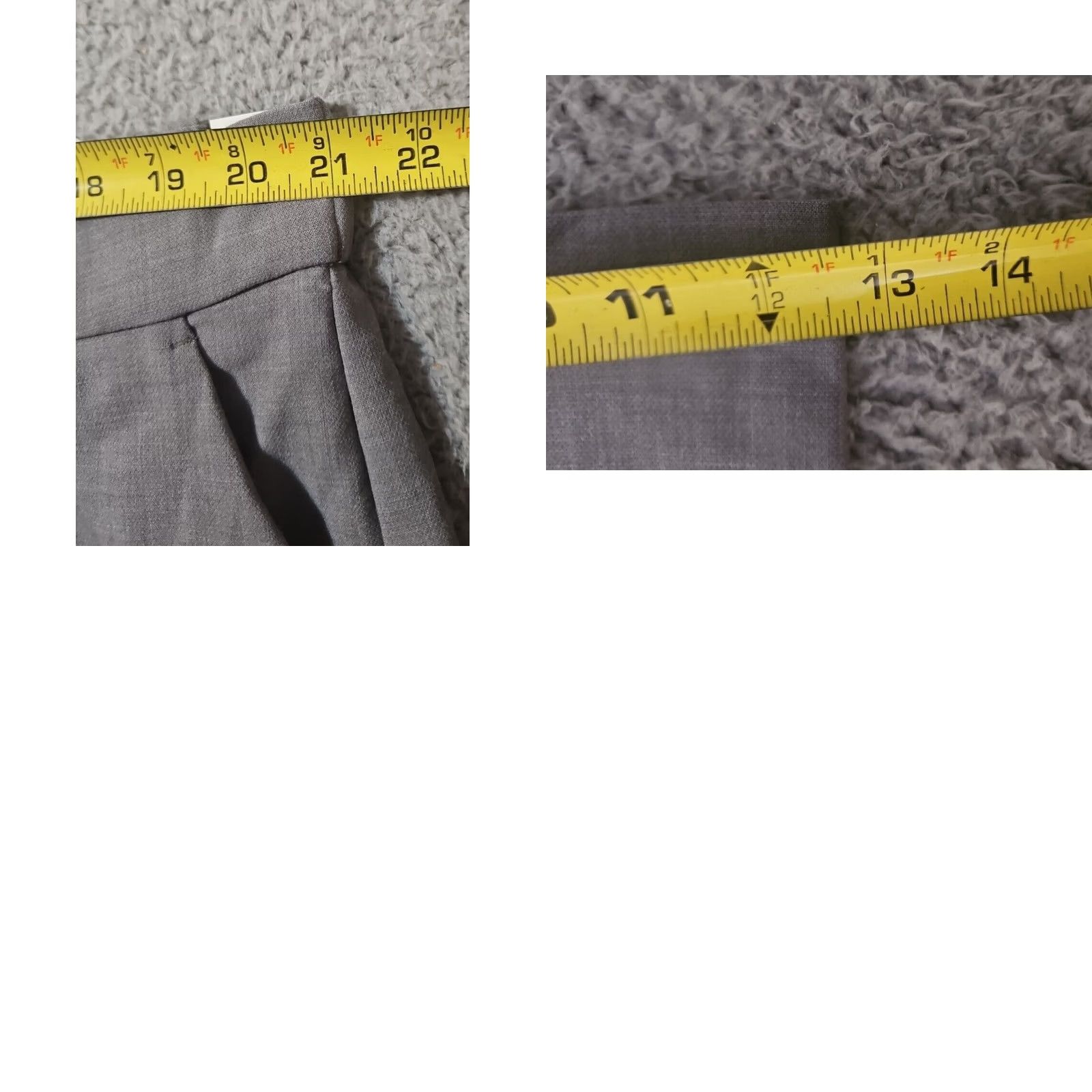 Abercrombie & Fitch Abercrombie & Fitch Tailored Pant Trouser Grey Size XXL Wide Leg Women Size 40" / US 18 - 8 Thumbnail
