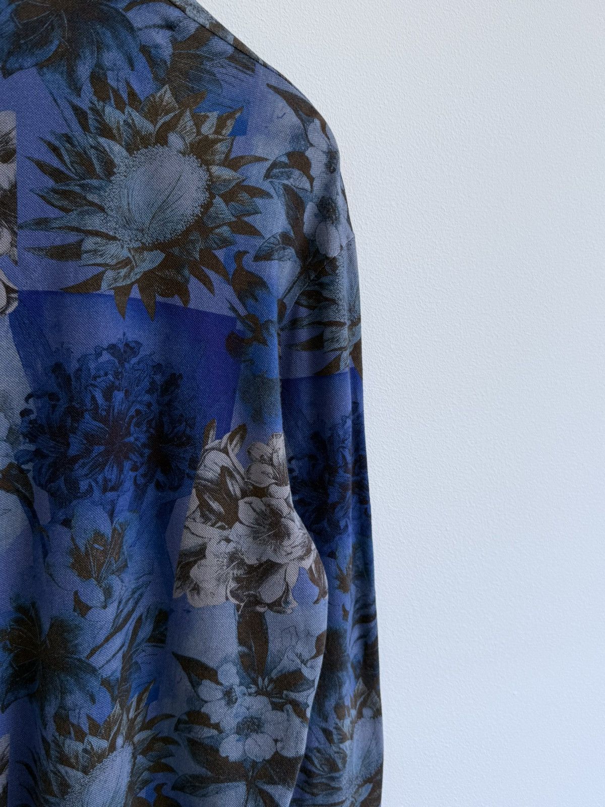 Etro Etro Floral Long Sleeve Polo Shirt Size US XL / EU 56 / 4 - 6 Thumbnail